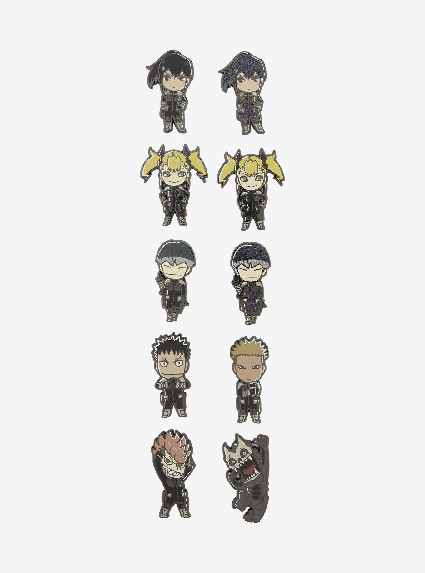 FigPin Kaiju No. 8 Standing Characters Blind Assorted Enamel Pin, , hi-res