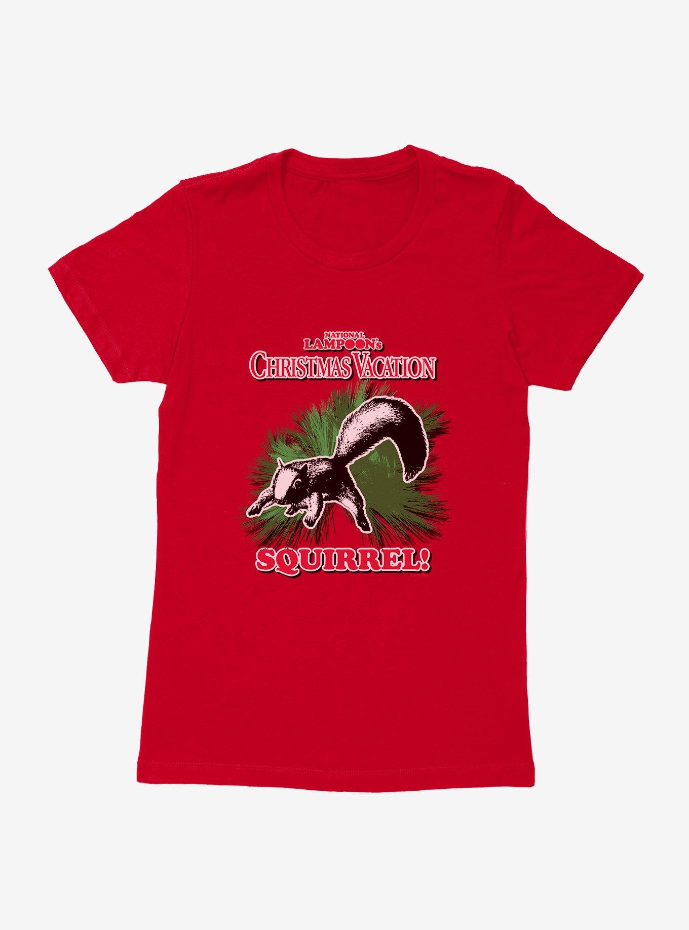 Christmas Vacation Squirrel! Womens T-Shirt, , hi-res