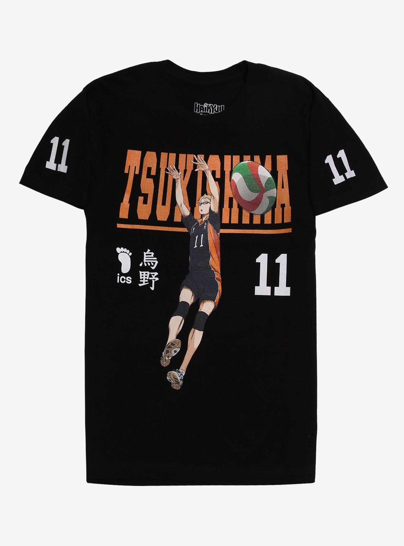 Haikyu!! Tsukishima Jersey Double-Sided T-Shirt, , hi-res