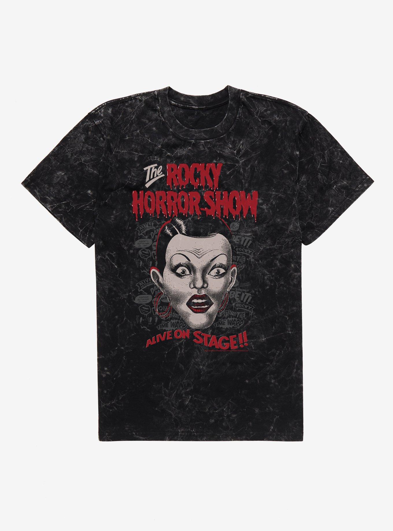 The Rocky Horror Picture Show Alive On Stage Mineral Wash T-Shirt, , hi-res