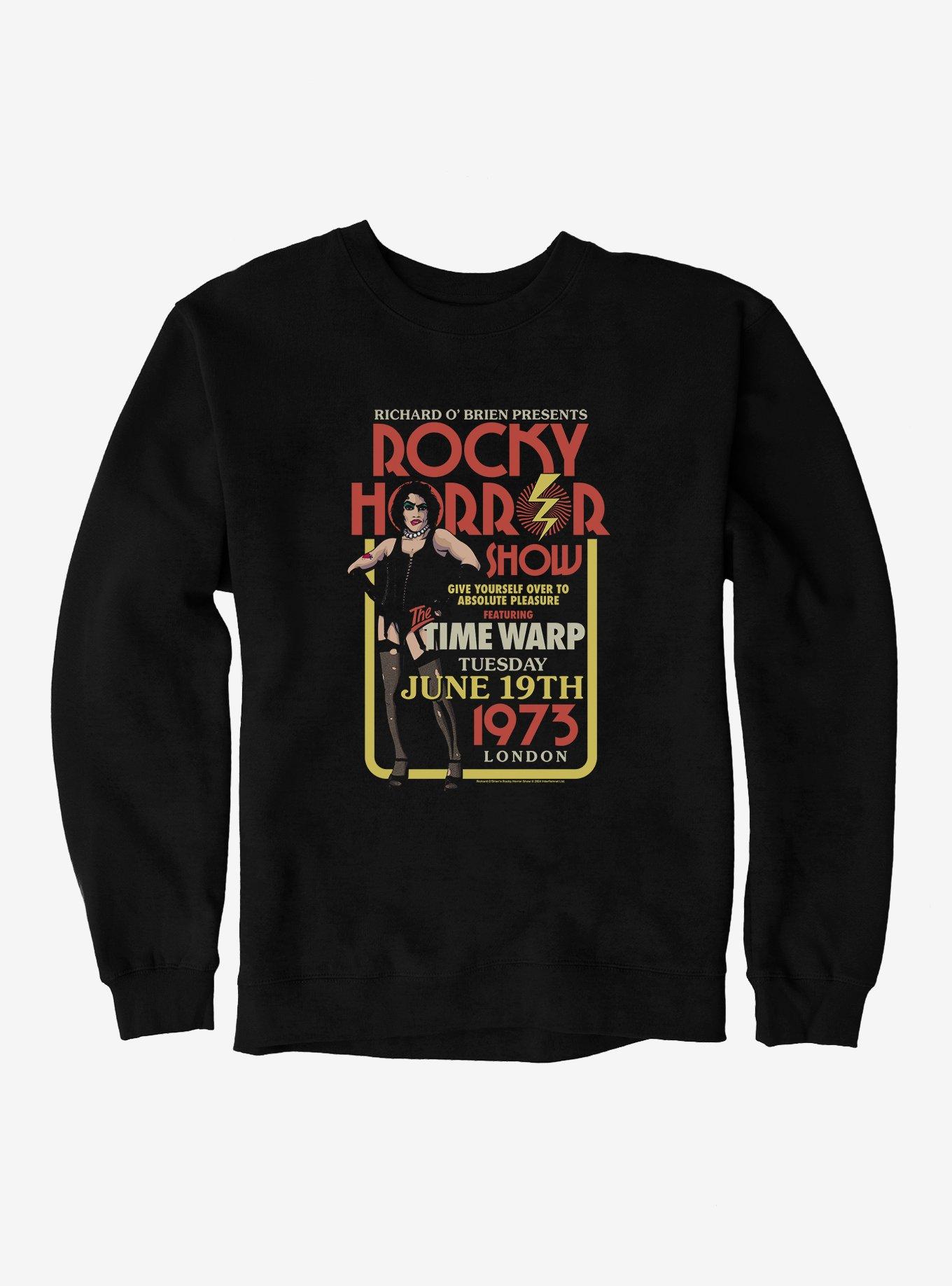 The Rocky Horror Show Time Warp Show Poster Sweatshirt, , hi-res