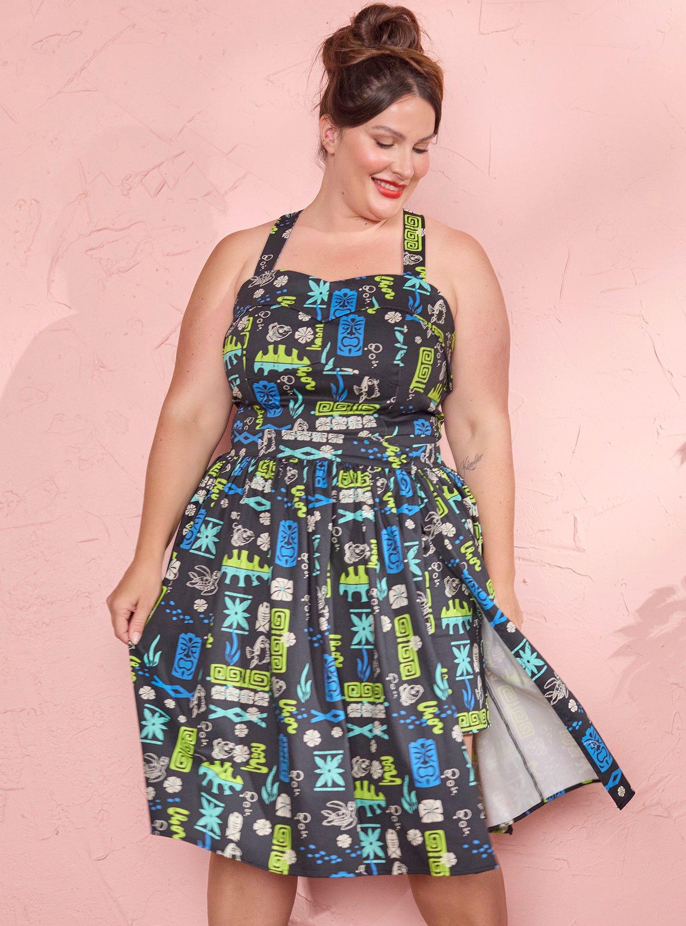 Her Universe Disney Pixar Finding Nemo Tiki Convertible Romper Plus Size Her Universe Exclusive