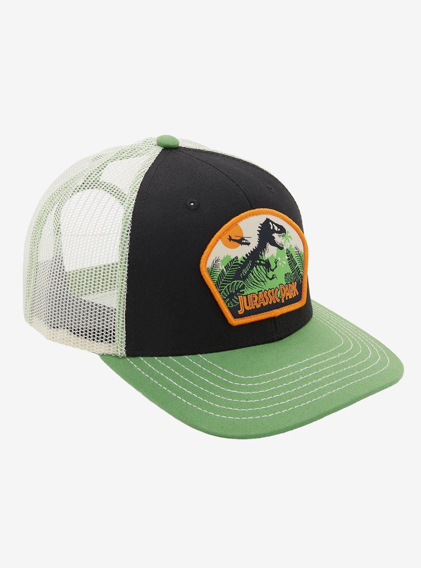 Jurassic Park Patch Trucker Hat, , hi-res