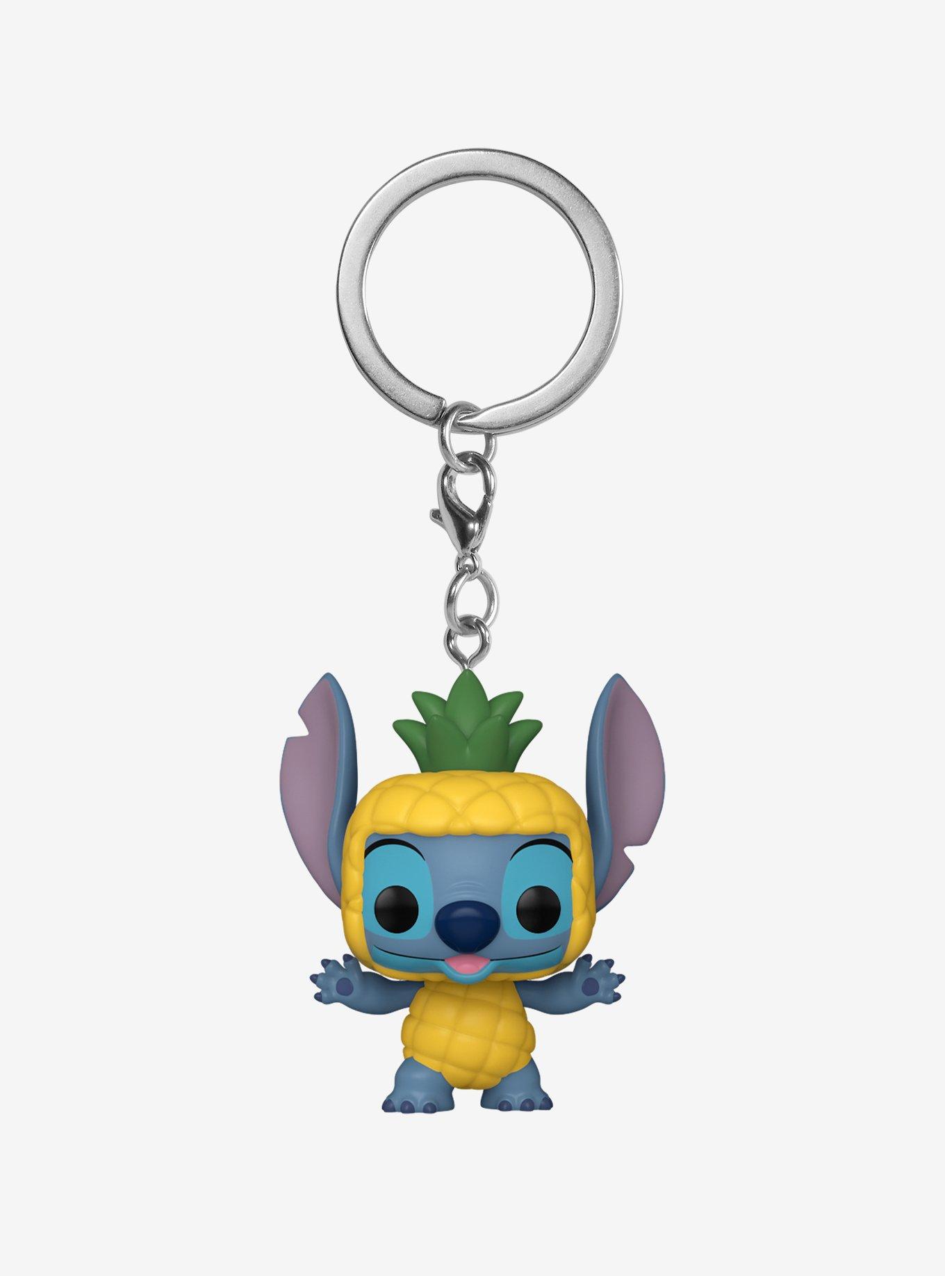 Funko Pocket Pop! Disney Lilo & Stitch Stitch as Pineapple Vinyl Keychain - BoxLunch Exclusive, , hi-res