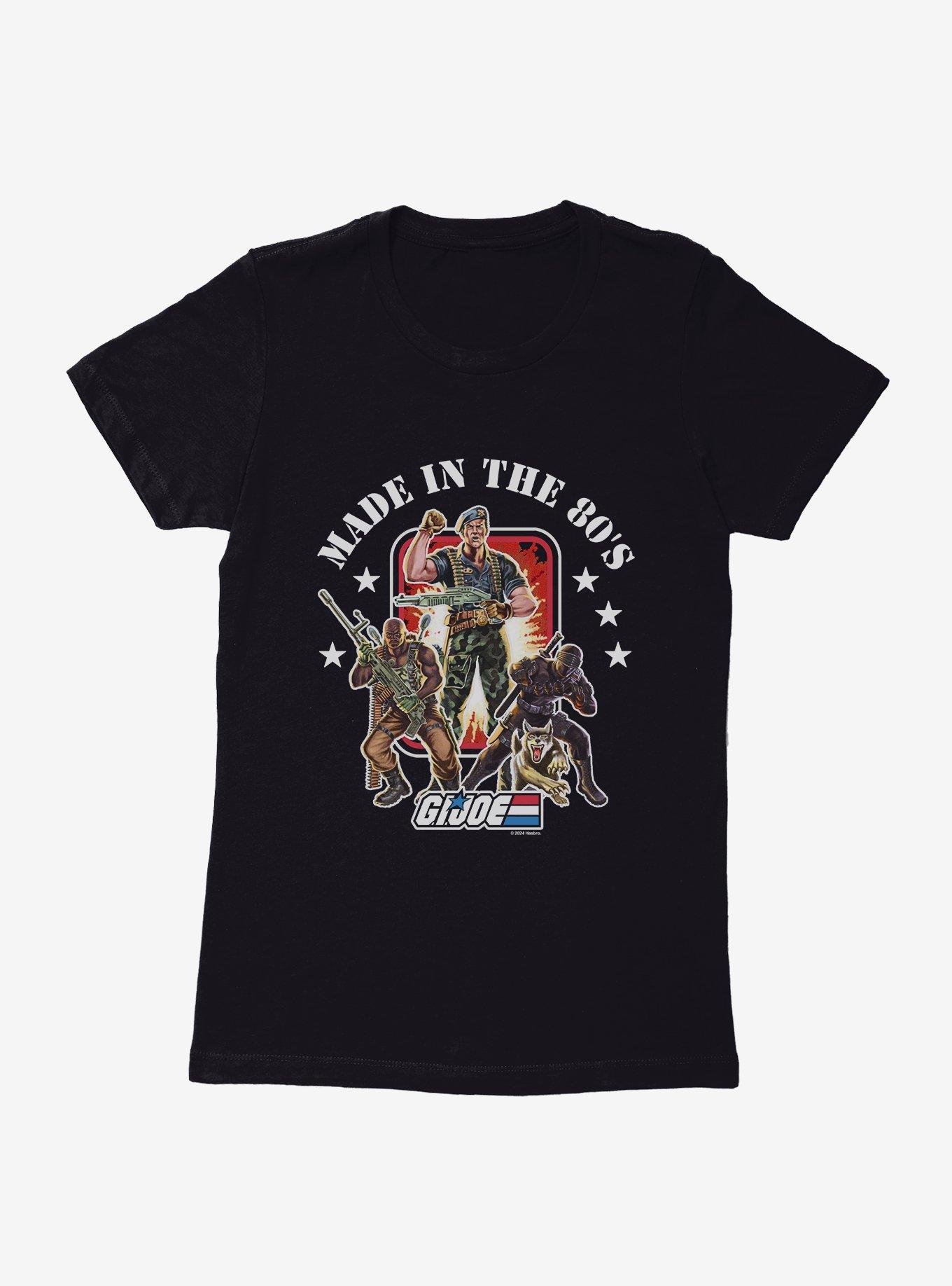 G.I. Joe Made In The 80's Womens T-Shirt, BLACK, hi-res