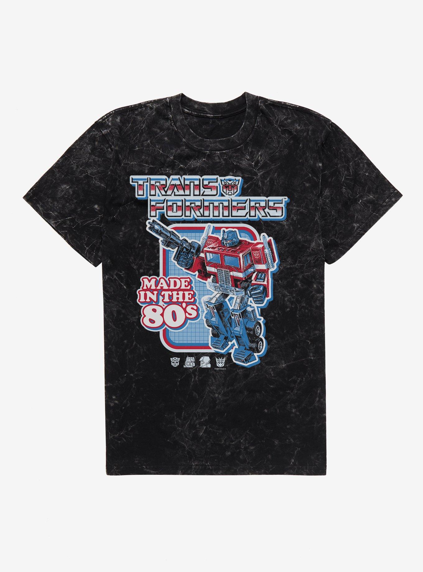 Transformers Made In The 80's Mineral Wash T-Shirt, , hi-res