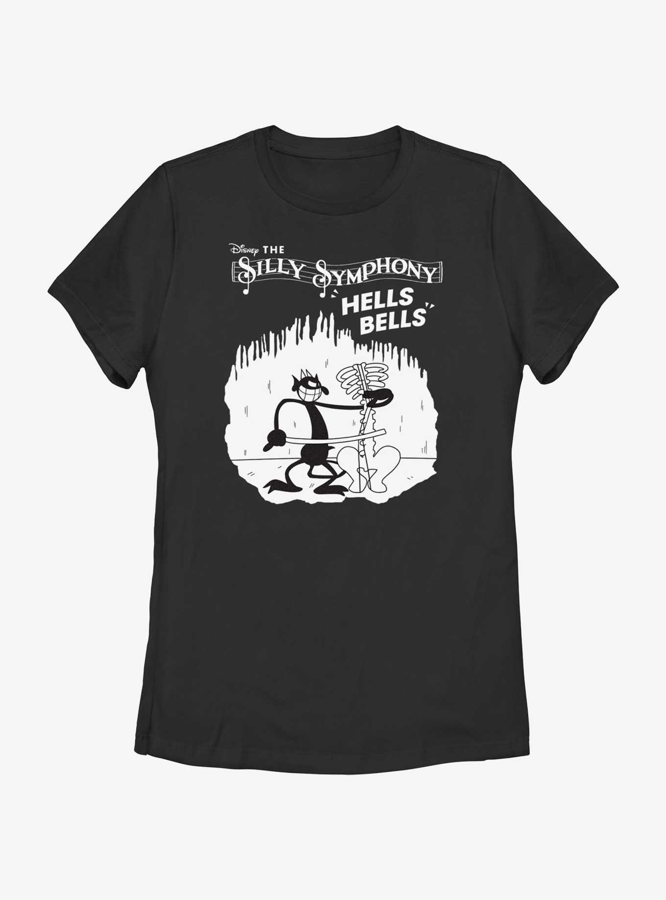 Disney Silly Symphony Hells Bells Cello Womens T-Shirt, BLACK, hi-res