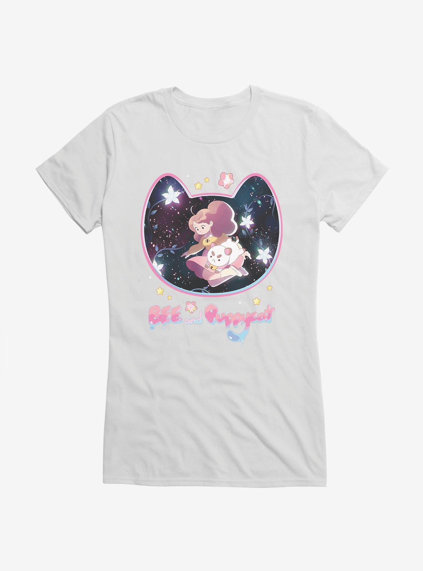 Bee and Puppycat Flower Galaxy Girls T-Shirt, , hi-res