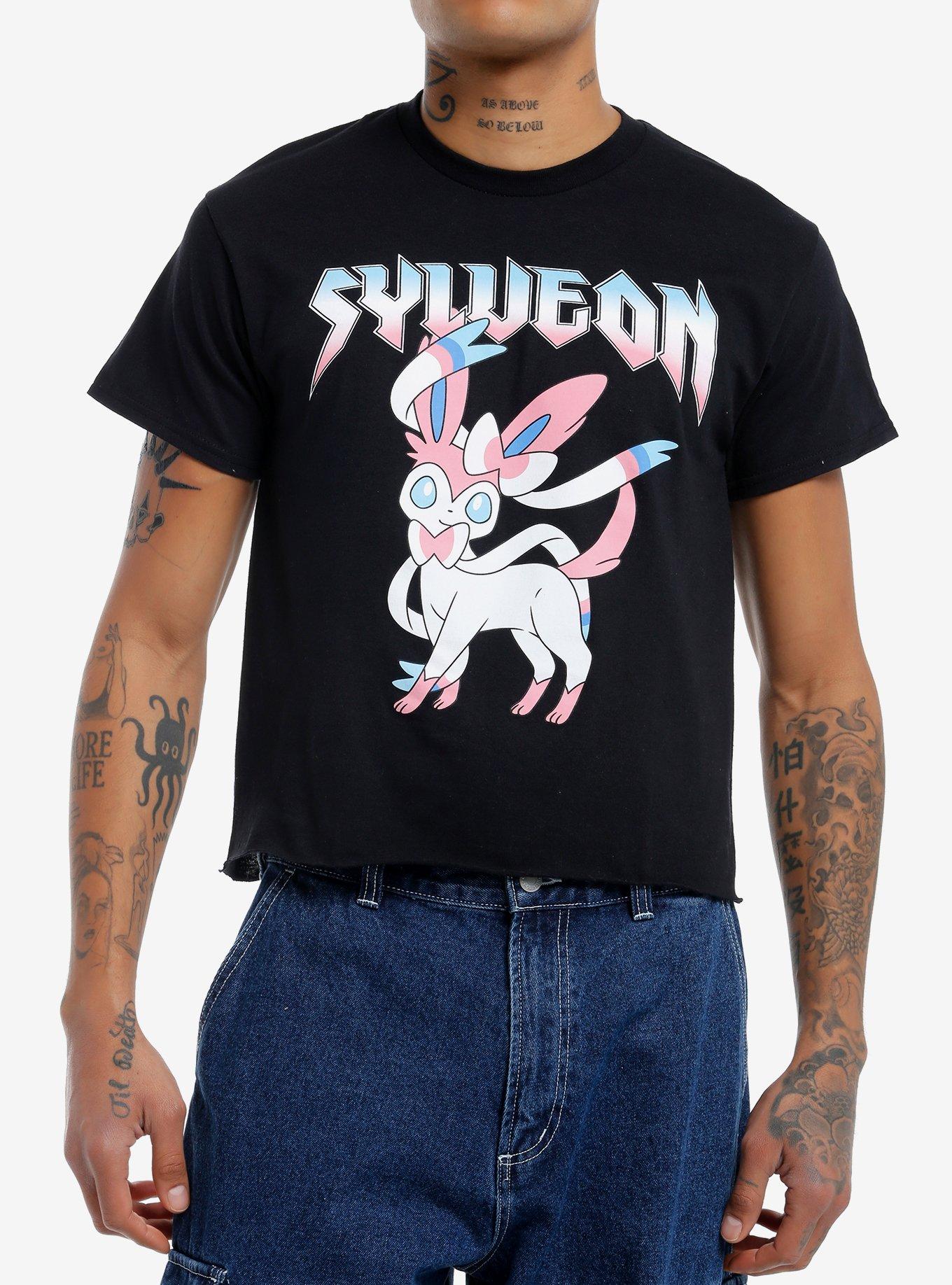 Pokemon Sylveon Metal Crop T-Shirt, , hi-res