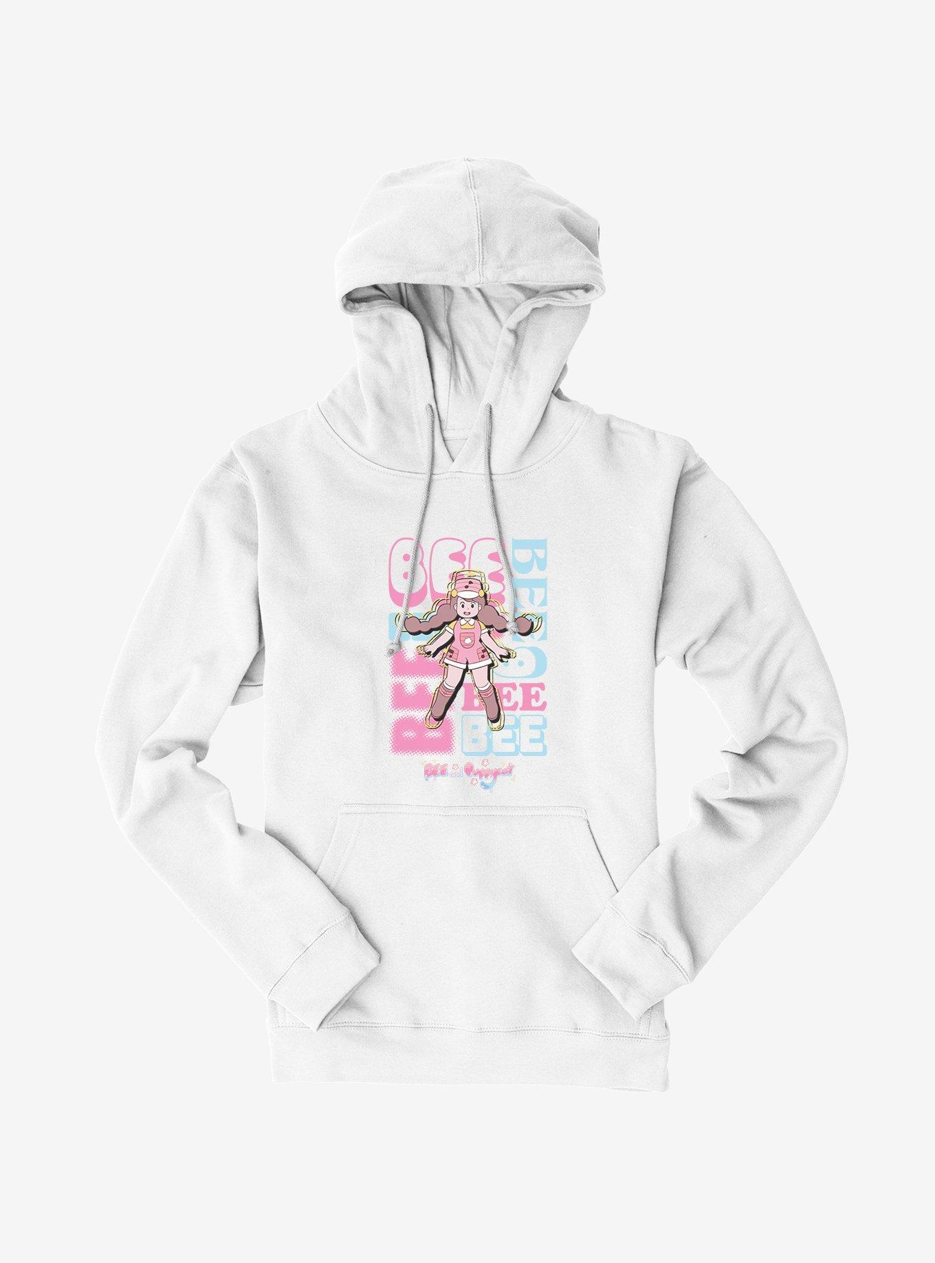 Bee and Puppycat Bee Hoodie, WHITE, hi-res
