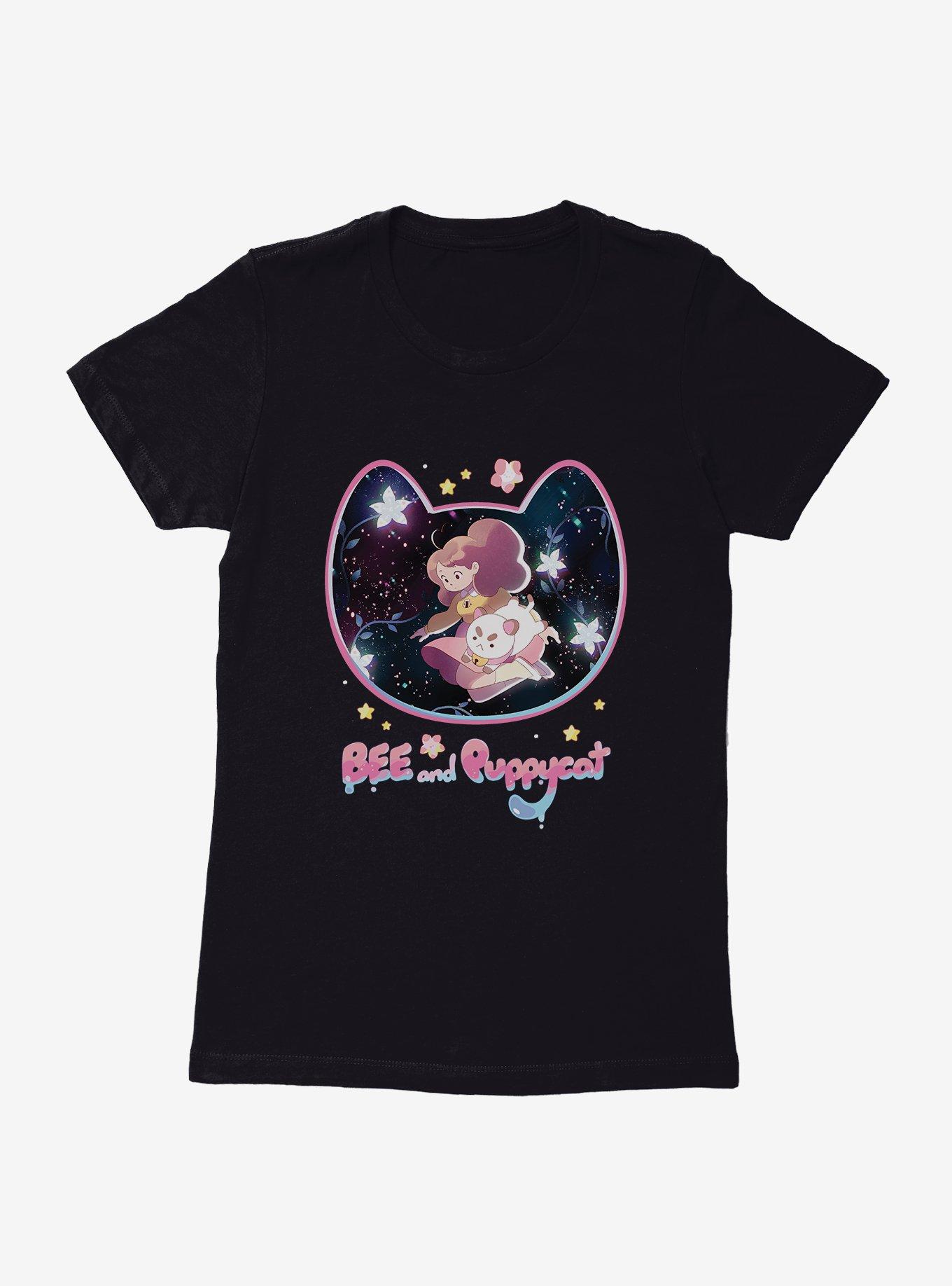 Bee and Puppycat Flower Galaxy Womens T-Shirt, , hi-res