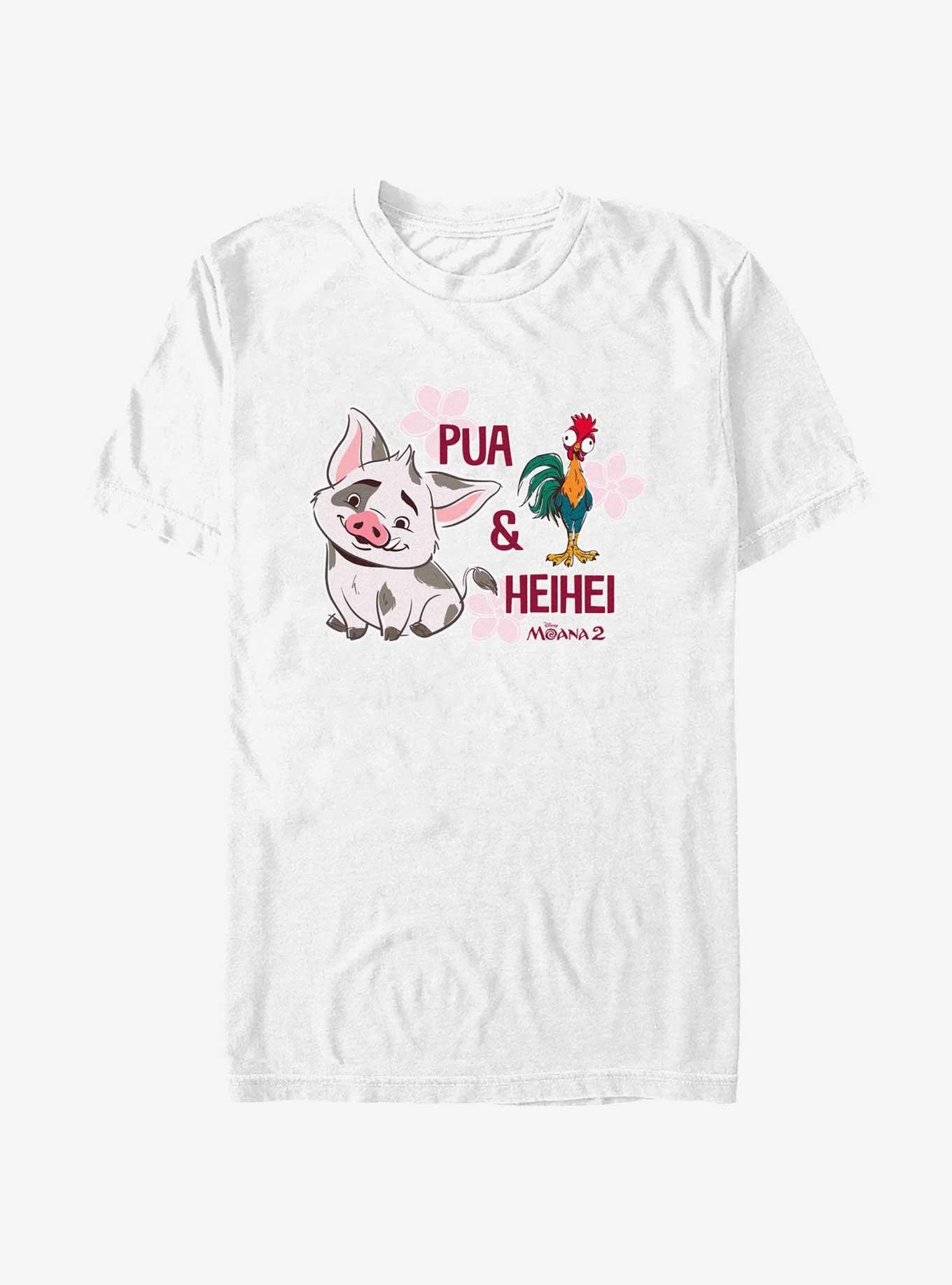 Disney Moana 2 Pua And Hei Hei T-Shirt, , hi-res