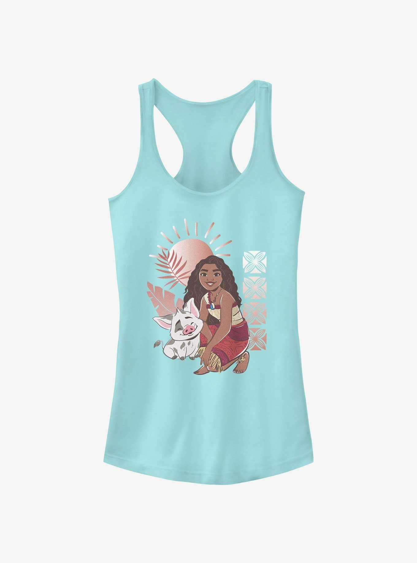 Disney Moana 2 Pua And Moana Girls Tank, , hi-res