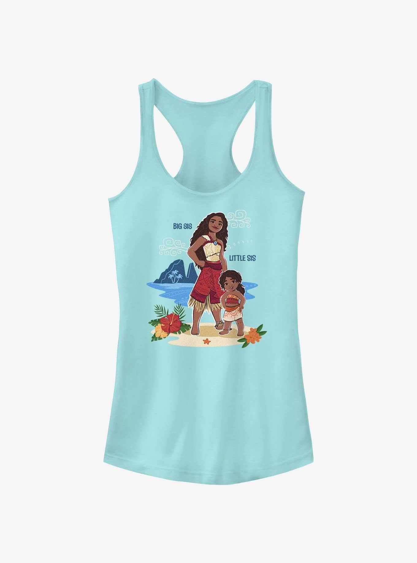 Disney Moana 2 Big And Little Sis Girls Tank