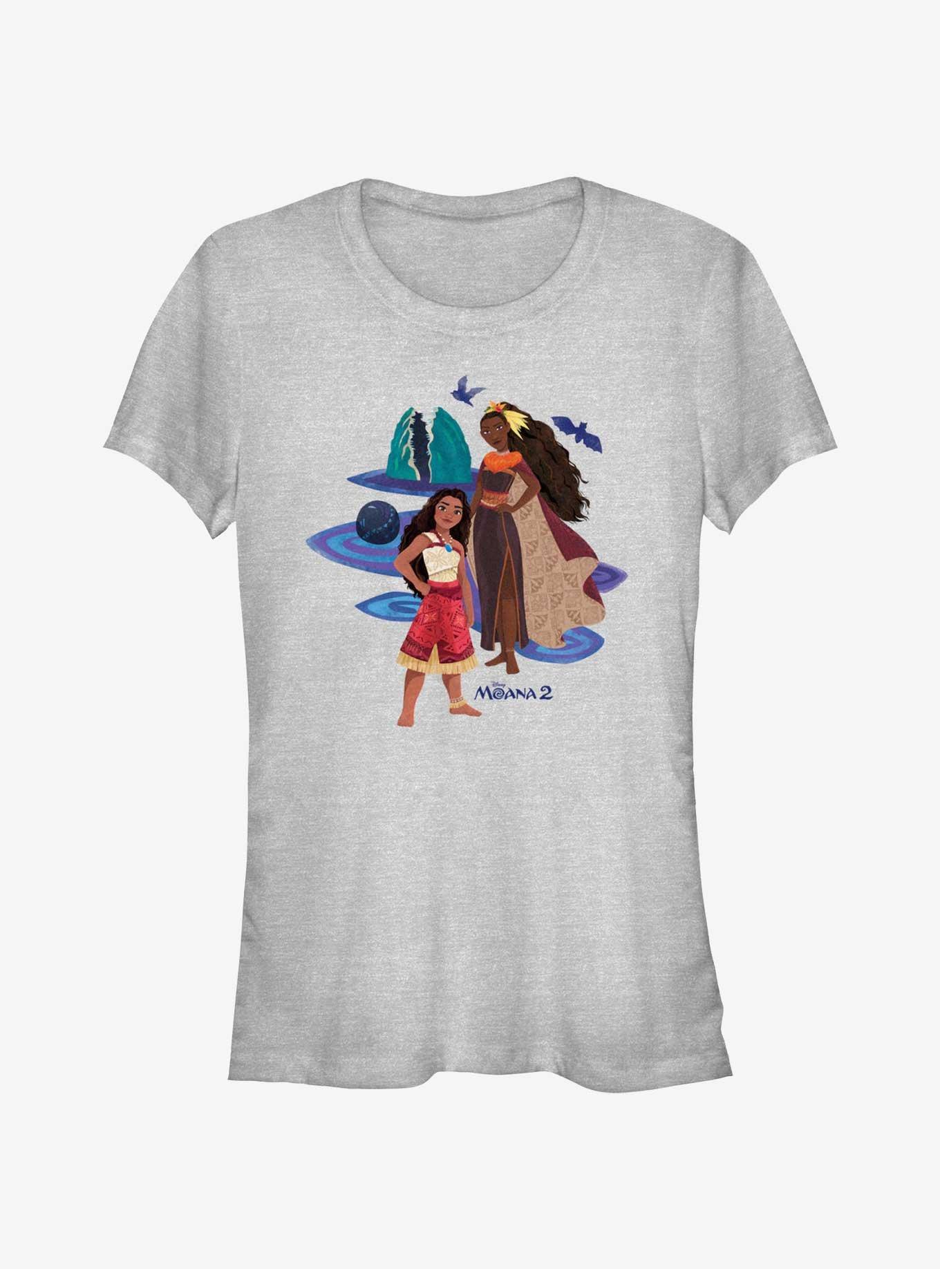Disney Moana 2 Moana And Matangi Girls T-Shirt, ATH HTR, hi-res