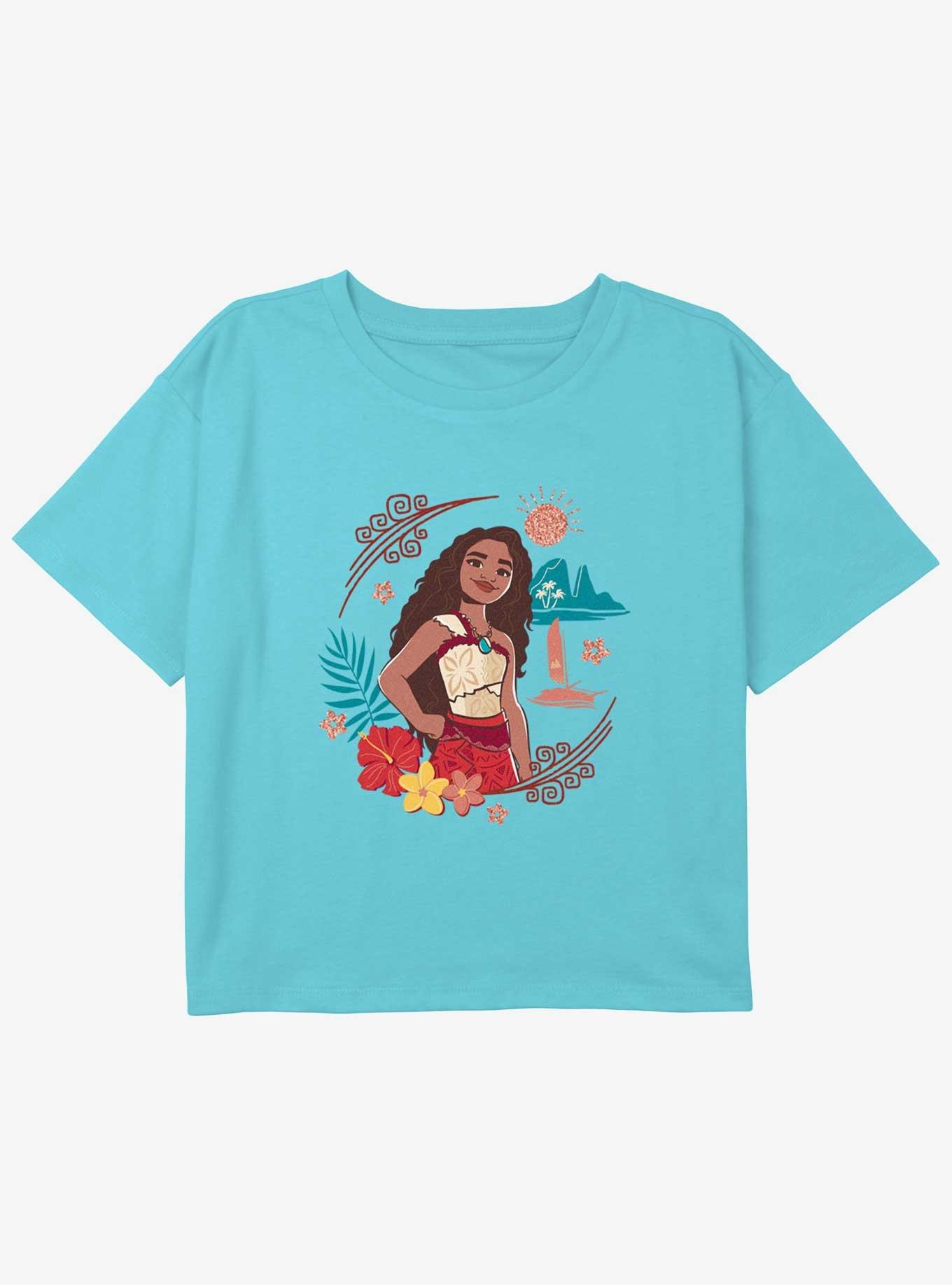 Disney Moana 2 Fearless Moana Youth Girls Boxy T-Shirt, , hi-res