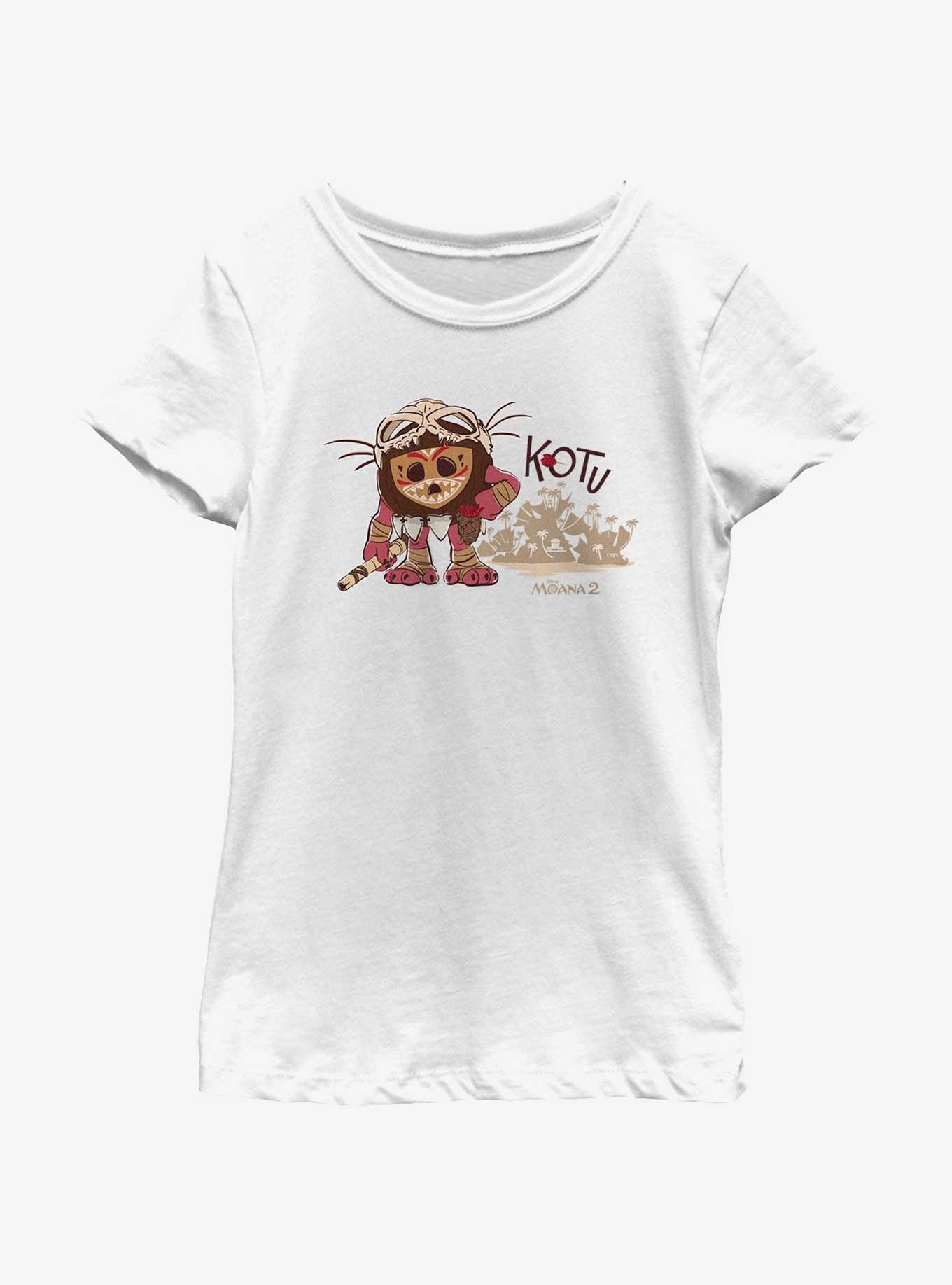 Disney Moana 2 Kotu Youth Girls T-Shirt, WHITE, hi-res