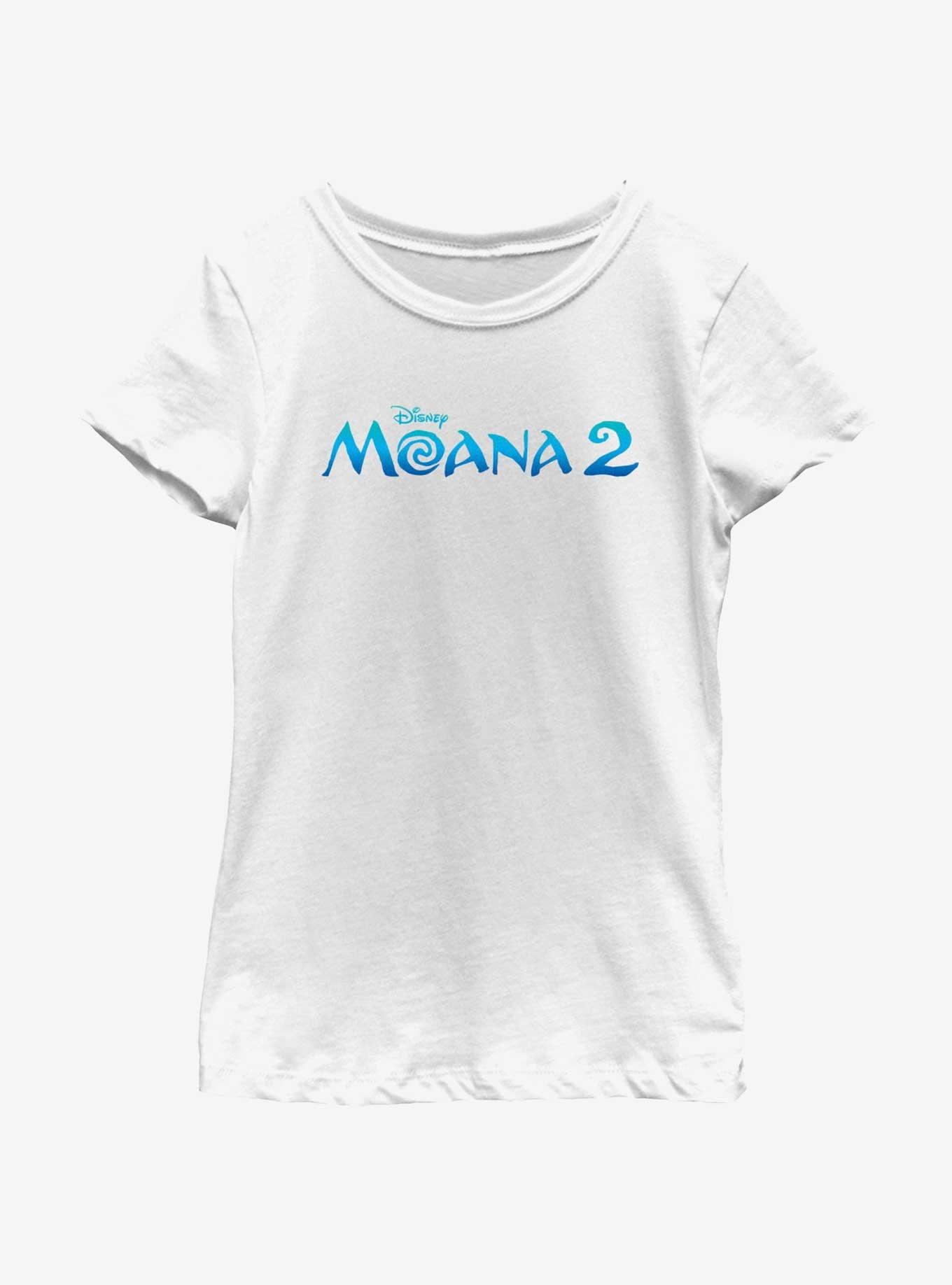 Disney Moana 2 Logo Youth Girls T-Shirt, , hi-res