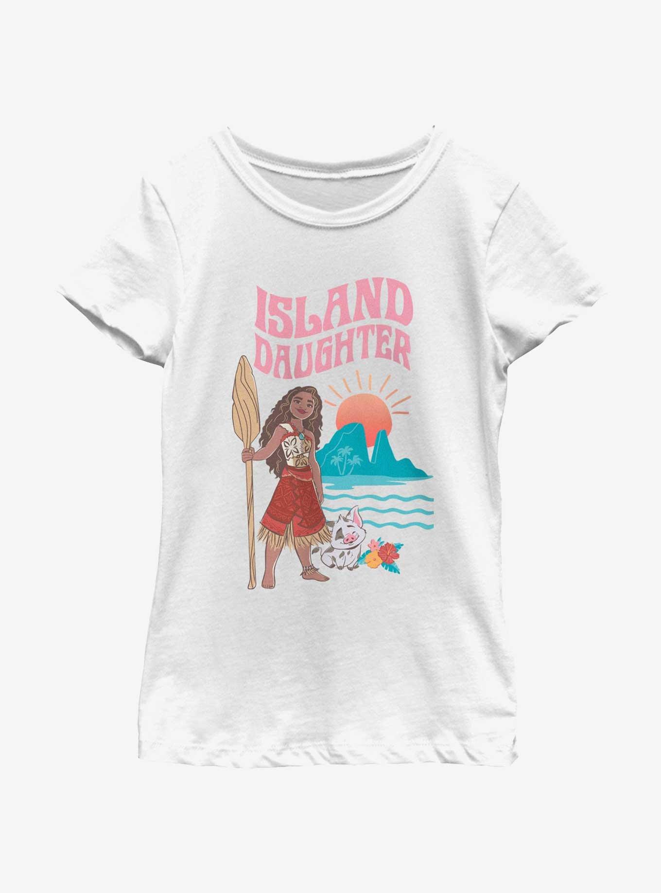 Disney Moana 2 Island Daughter Youth Girls T-Shirt, WHITE, hi-res