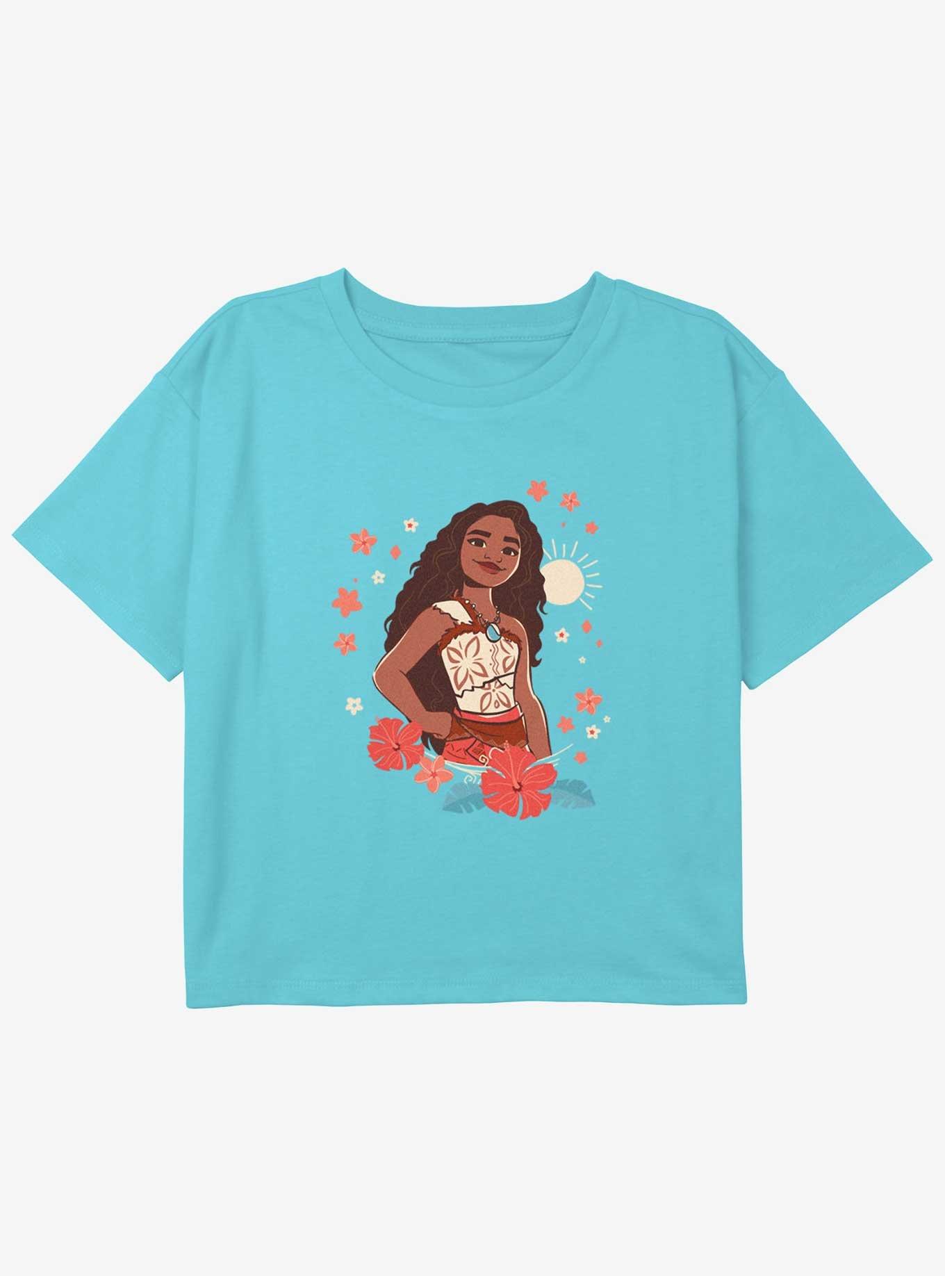 Disney Moana 2 Adventurer Youth Girls Boxy T-Shirt, , hi-res