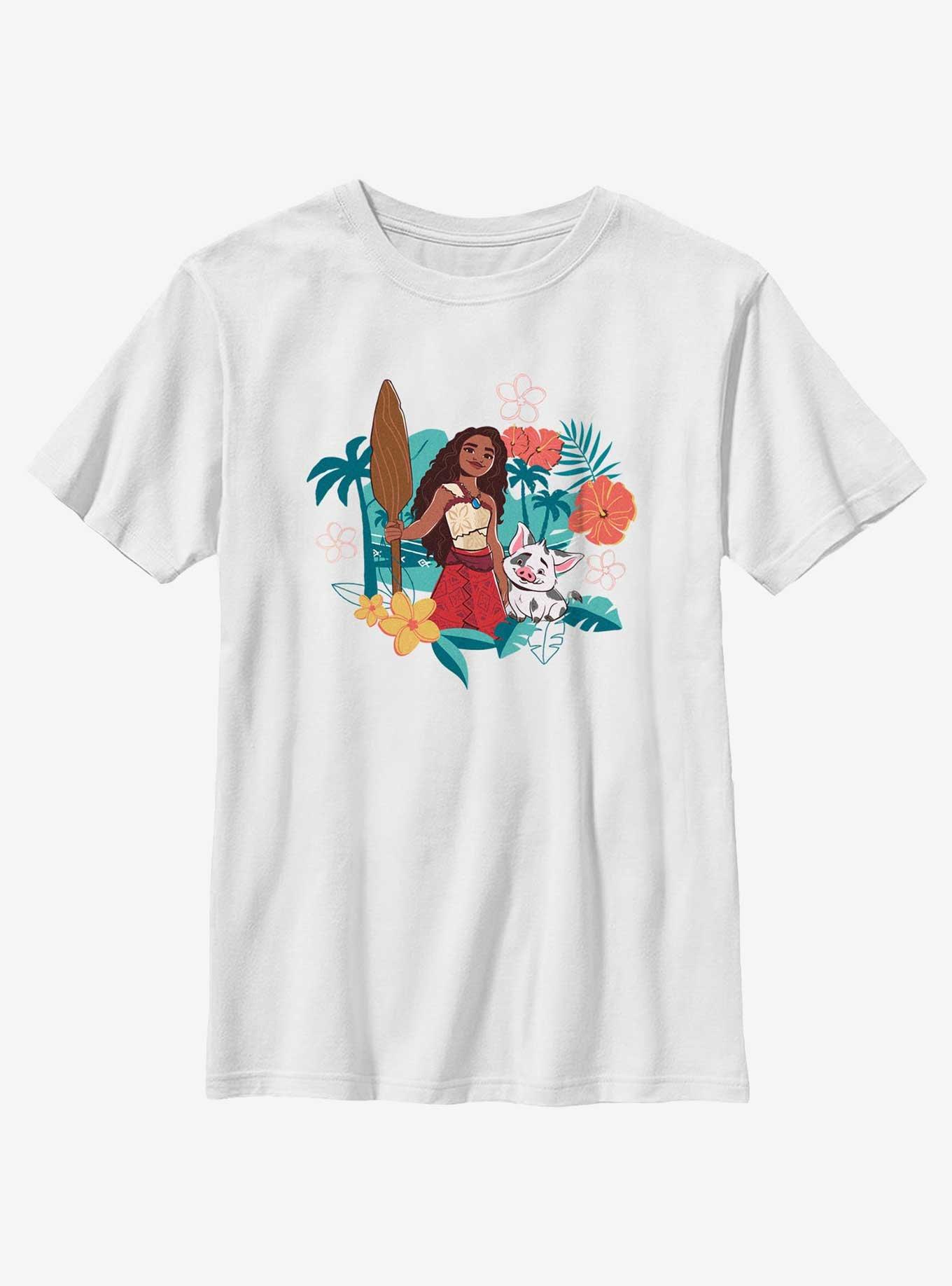 Disney Moana 2 Let's Explore Together Youth T-Shirt, WHITE, hi-res