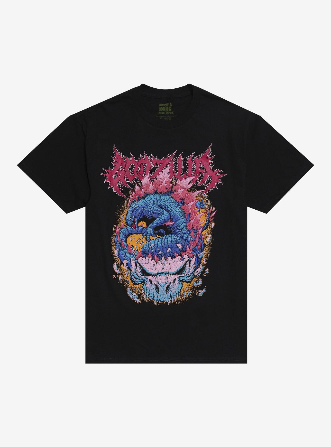 こじこじ✨ Ghost X Ghost Godzilla X Kong: The New Empire T-Shirt | Hot