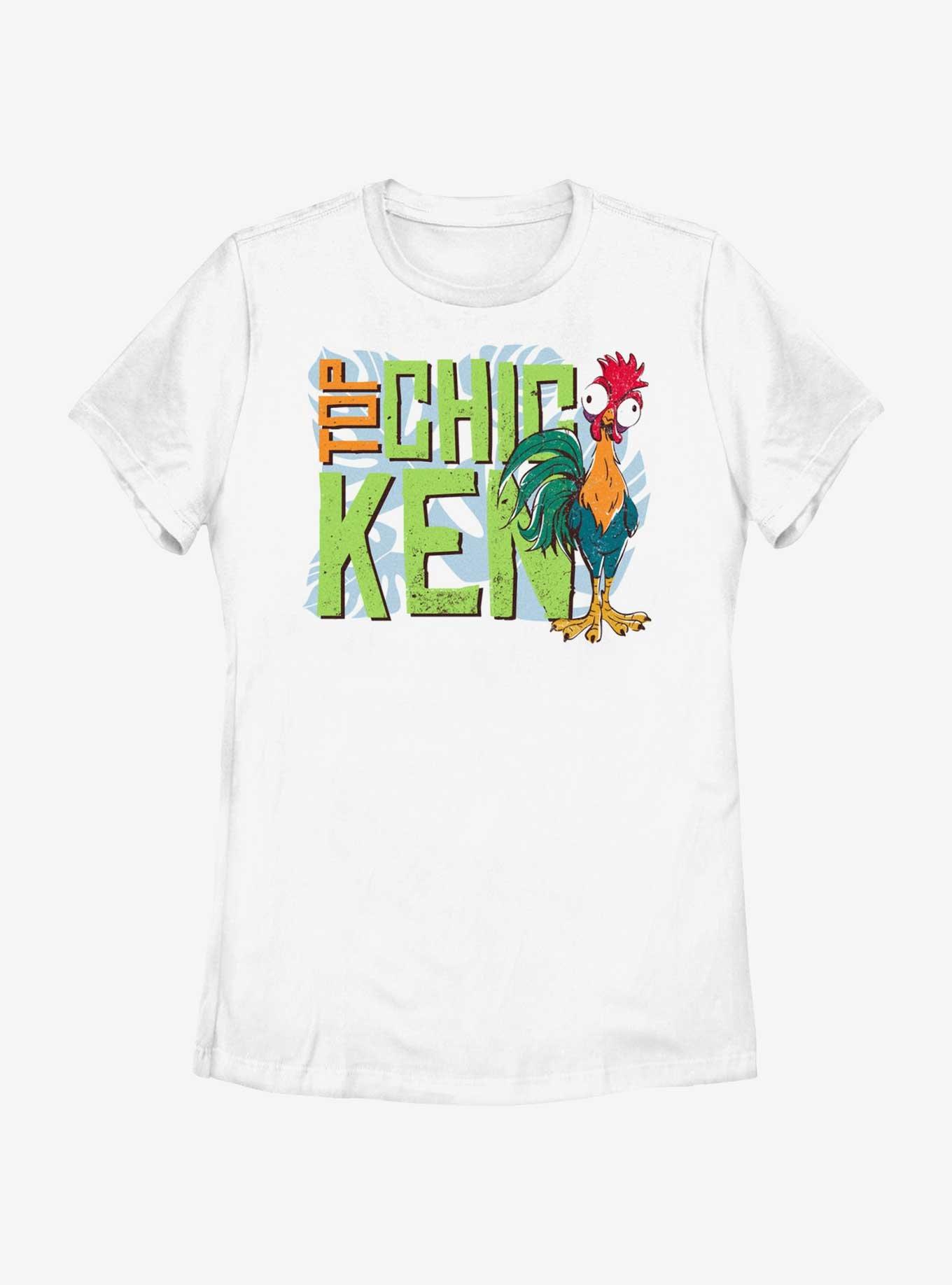 Disney Moana 2 Top Chicken Hei Hei Womens T-Shirt, WHITE, hi-res