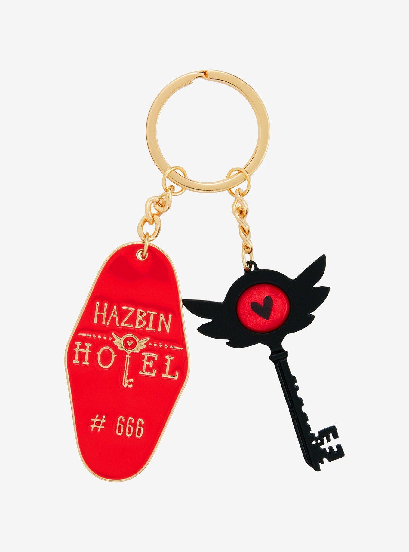 Hazbin Hotel KeeKee Tag Key Chain, , hi-res