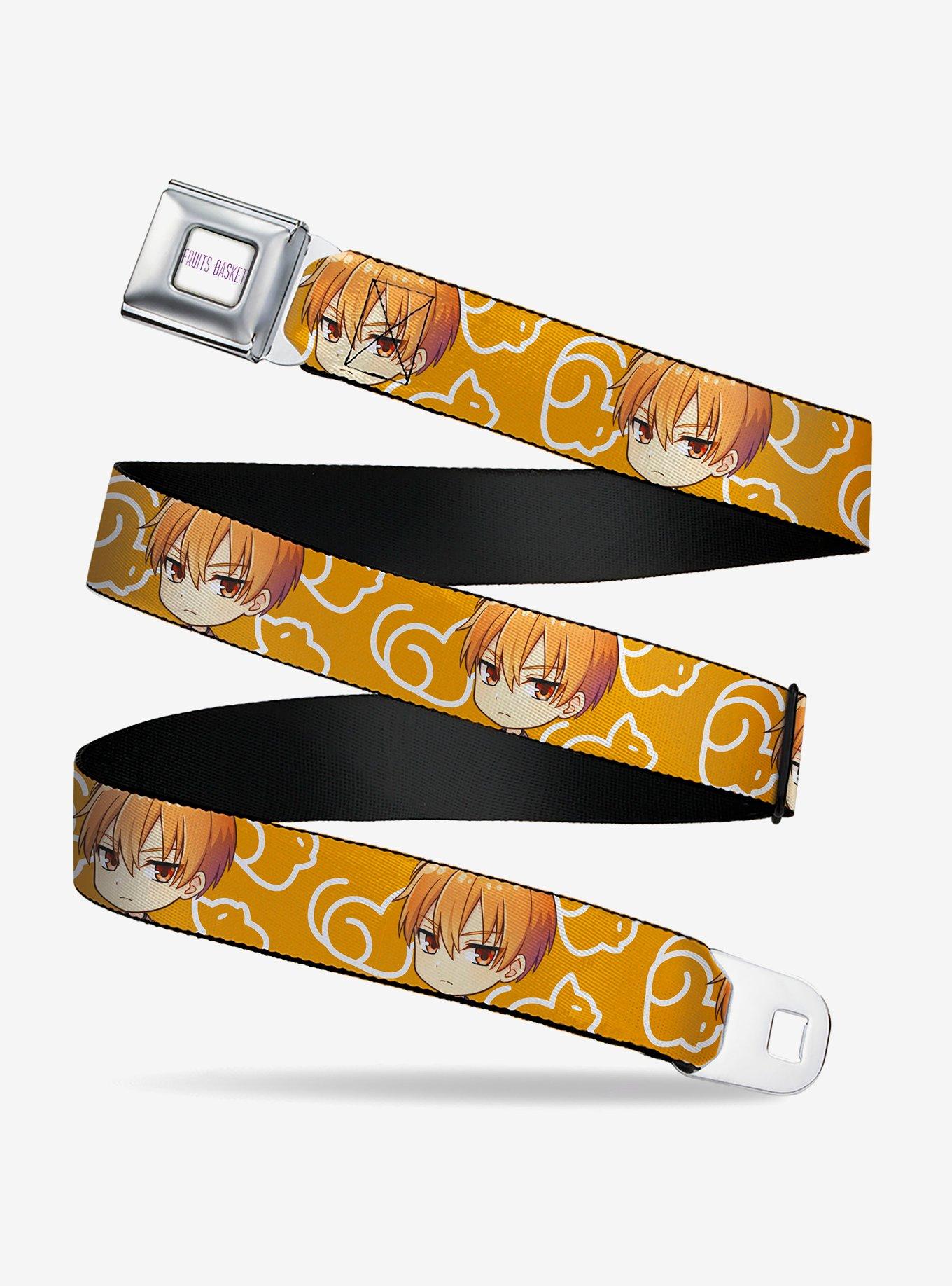 Fruits Basket Chibi Kyo Soma and Kimono Cat Seatbelt Buckle Belt, , hi-res