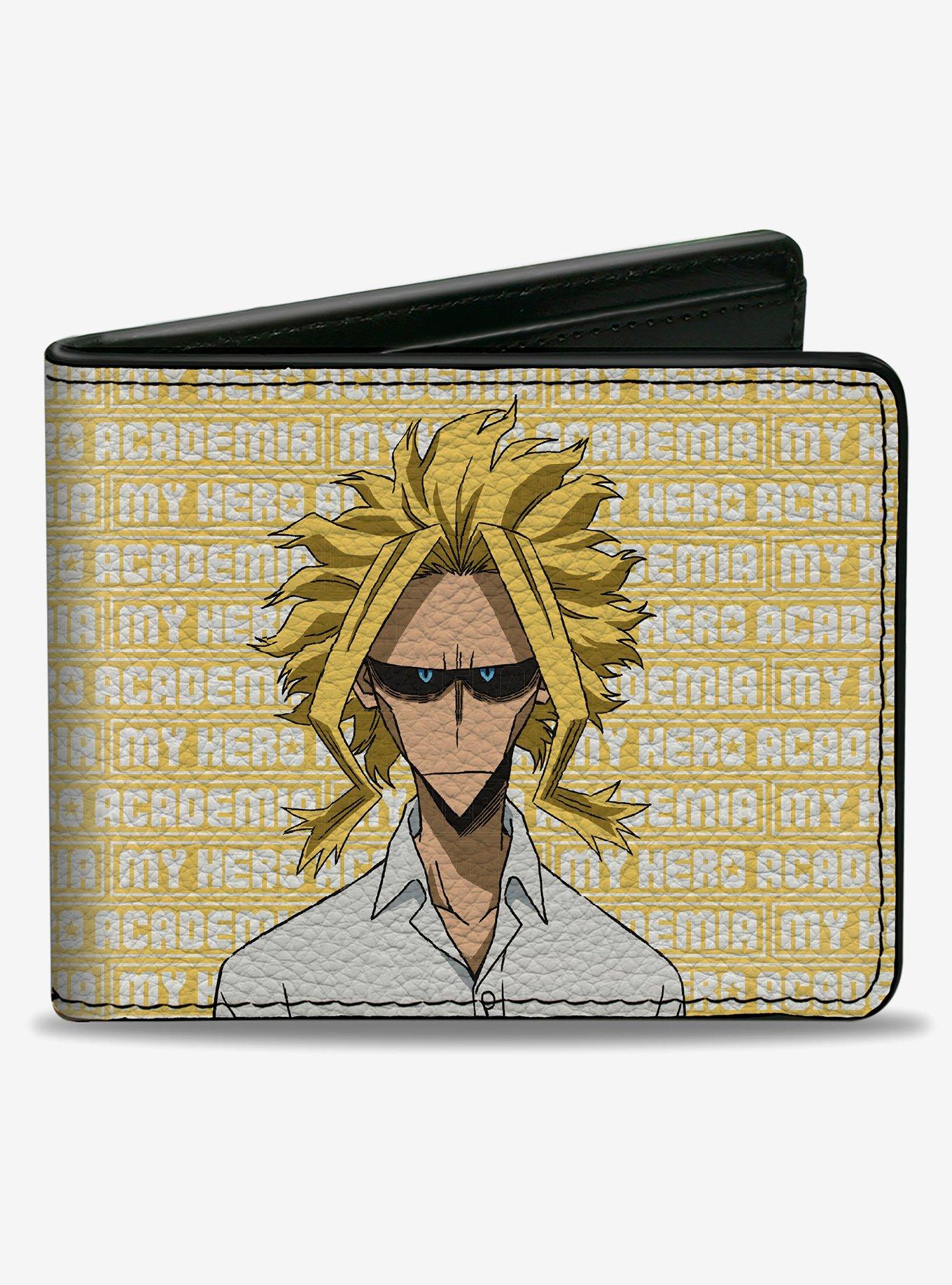 My Hero Academia All Might Pose and Title Logo Bifold Wallet, , hi-res