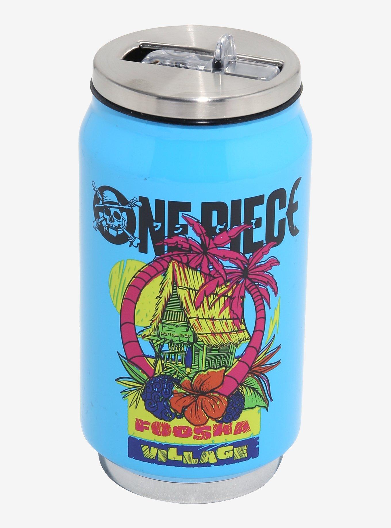 One Piece Foosha Village Soda Can Water Bottle, , hi-res