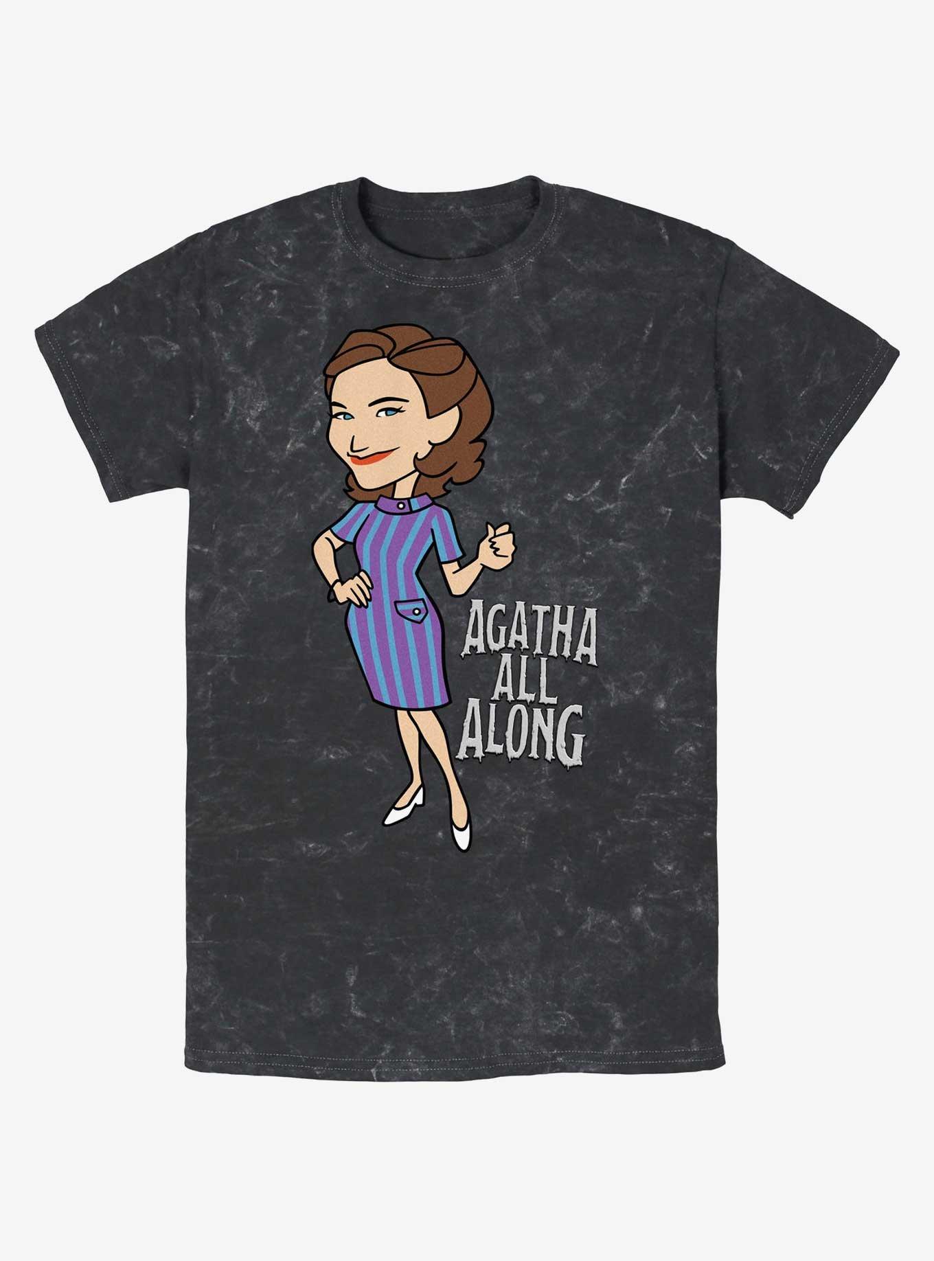 Marvel WandaVision Agatha All Along Mineral Wash T-Shirt, , hi-res