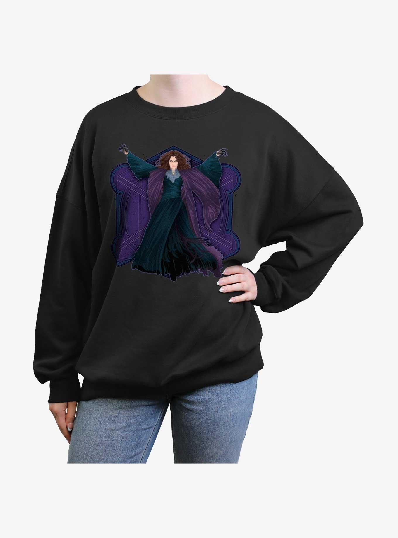 Marvel WandaVision Agatha Witch Girls Oversized Sweatshirt, , hi-res