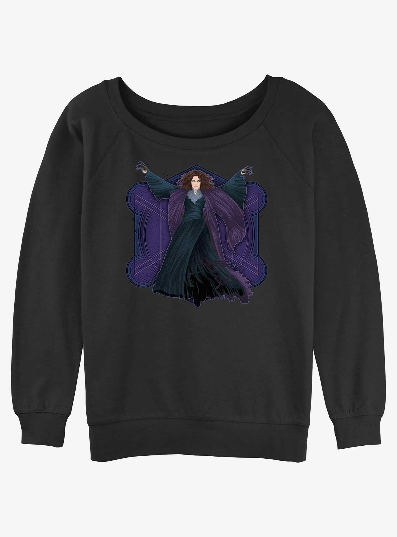 Marvel WandaVision Agatha Witch Girls Slouchy Sweatshirt, , hi-res