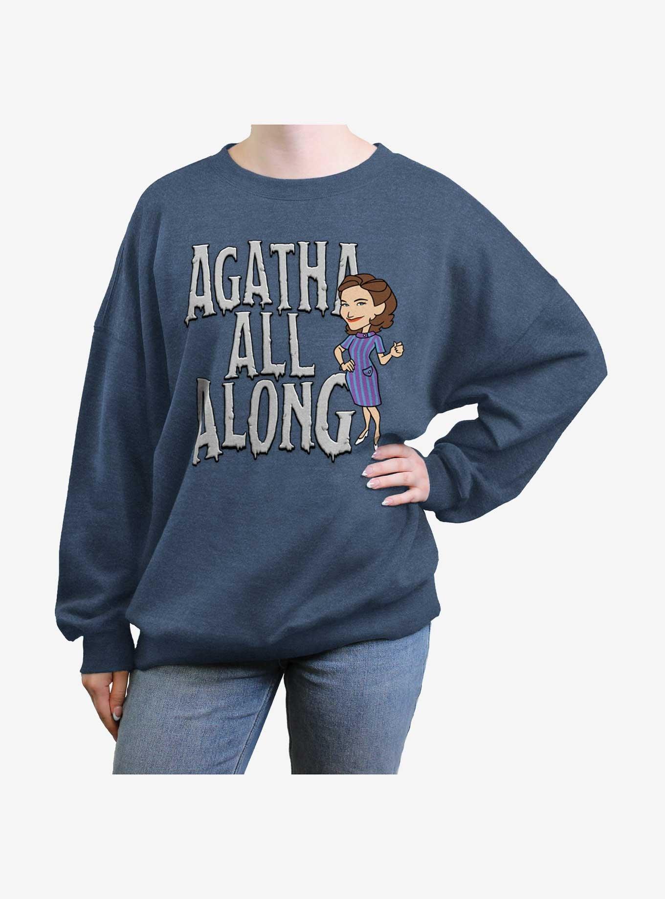 Marvel WandaVision Agatha Unusual Power Girls Oversized Sweatshirt, , hi-res
