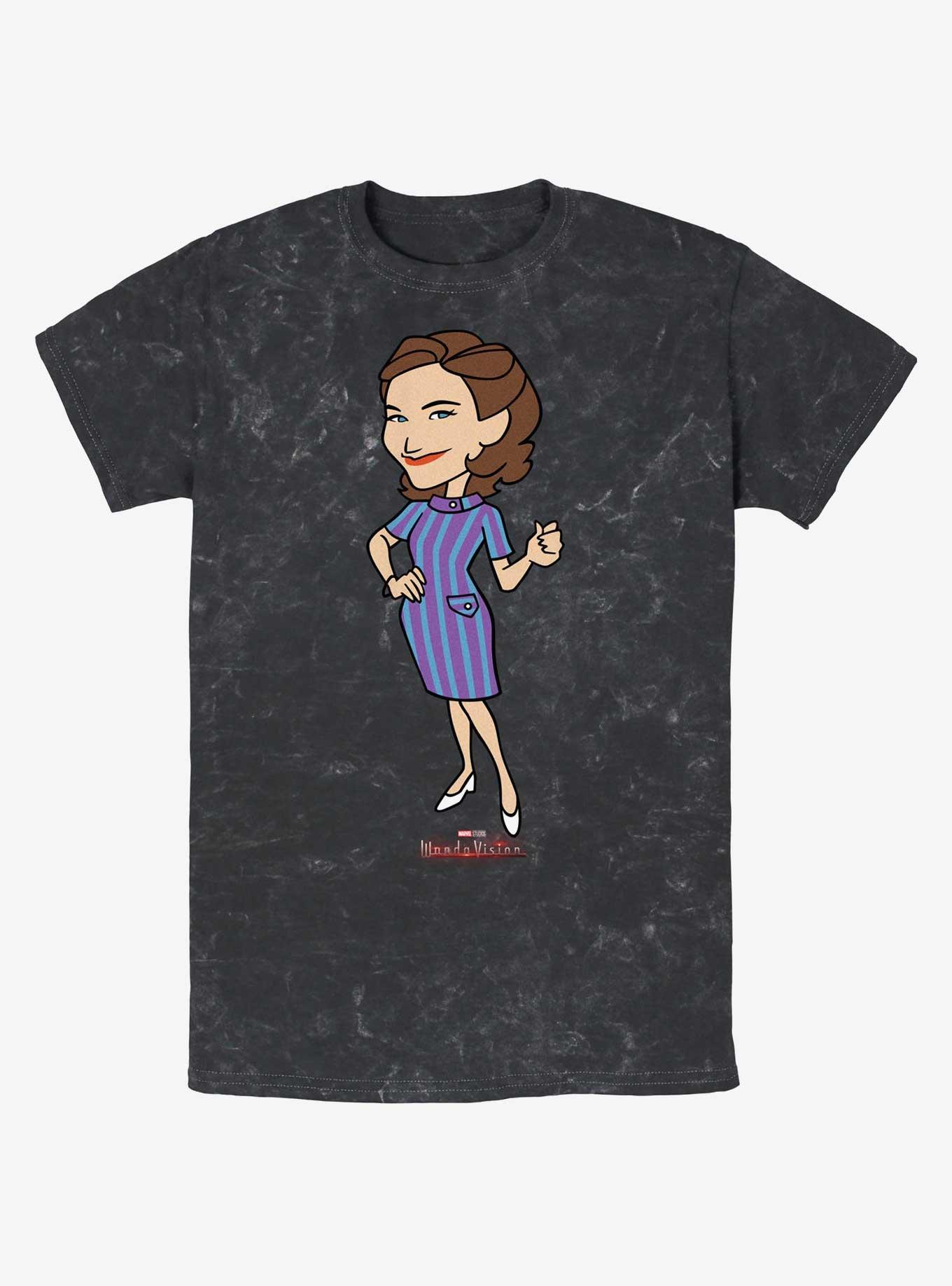 Marvel WandaVision Agatha One Of A Kind Mineral Wash T-Shirt, BLACK, hi-res