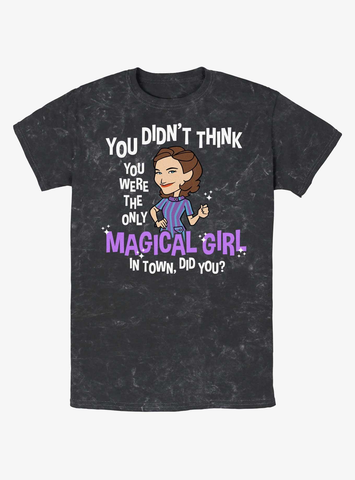 Marvel WandaVision Agatha Magical Girl Mineral Wash T-Shirt, , hi-res