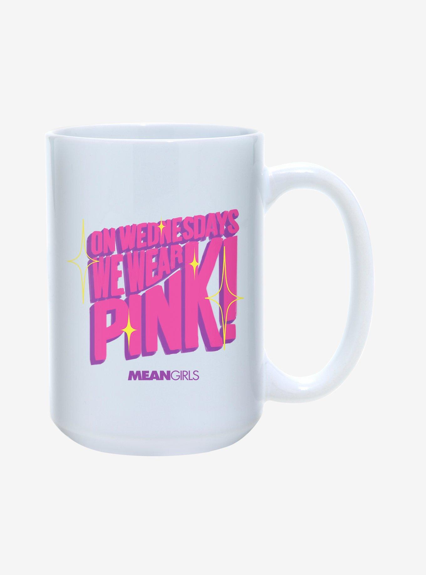 Mean Girls On Wednesday's We Wear Pink 15oz Mug, , hi-res