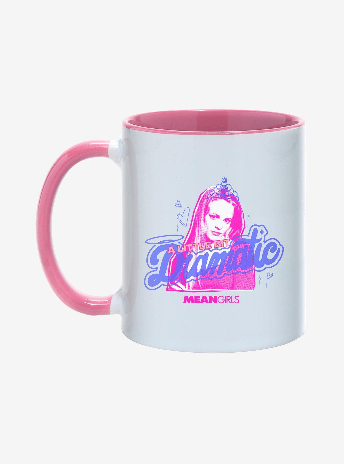 Mean Girls A Little Bit Dramatic 11oz Mug - PINK | BoxLunch