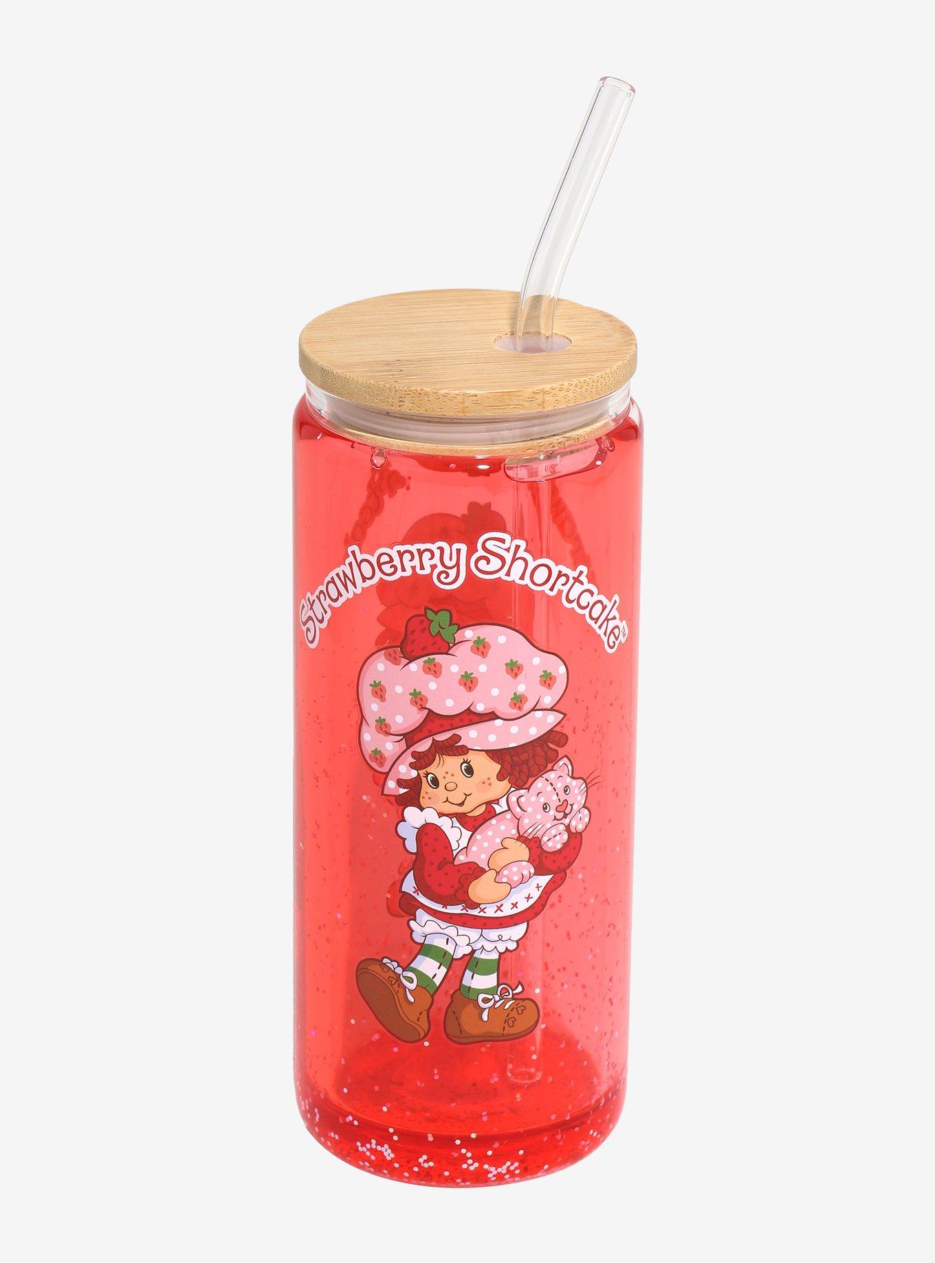 Strawberry Shortcake Glitter Glass Cup, , hi-res