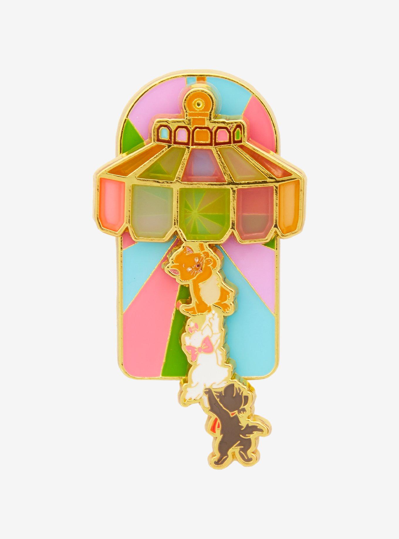 Loungefly Disney The Aristocats Kittens Lamp Swinging Enamel Pin, , hi-res