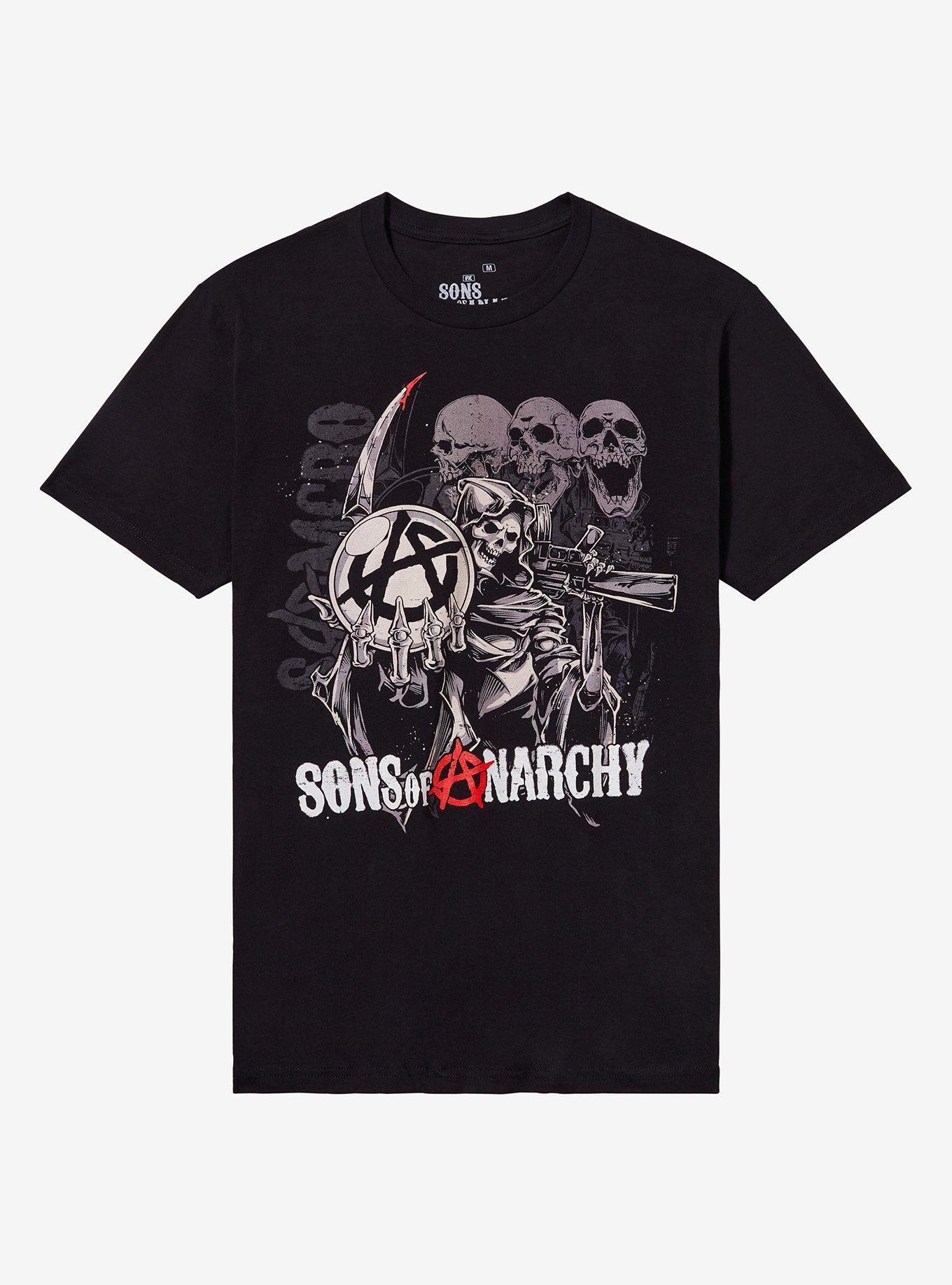 Sons Of Anarchy Grim Reaper Skeletons T-Shirt, , hi-res