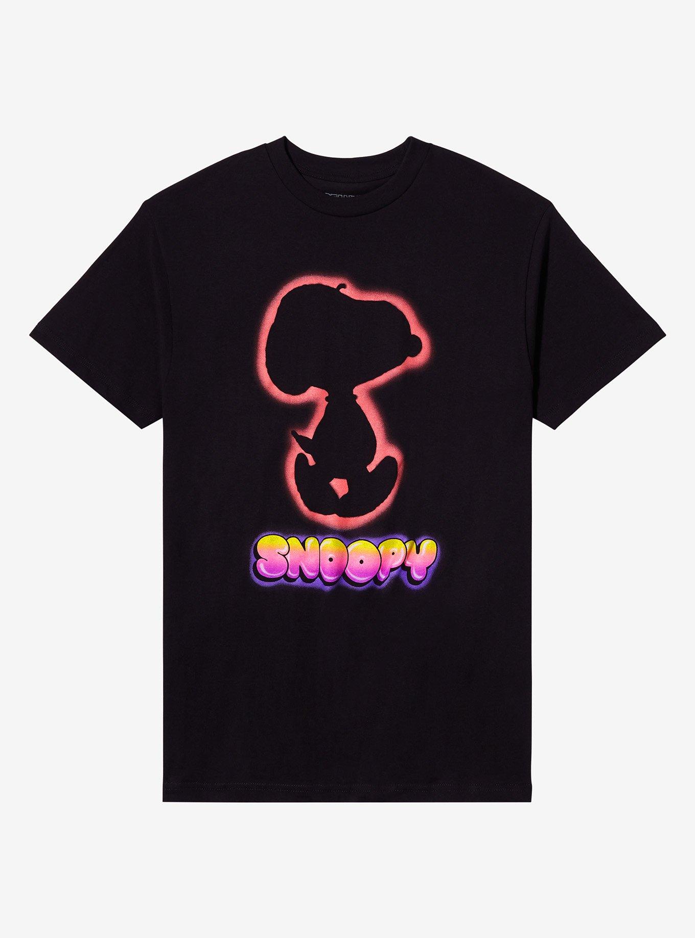 Peanuts Snoopy Silhouette Airbrush Art T-Shirt, , hi-res