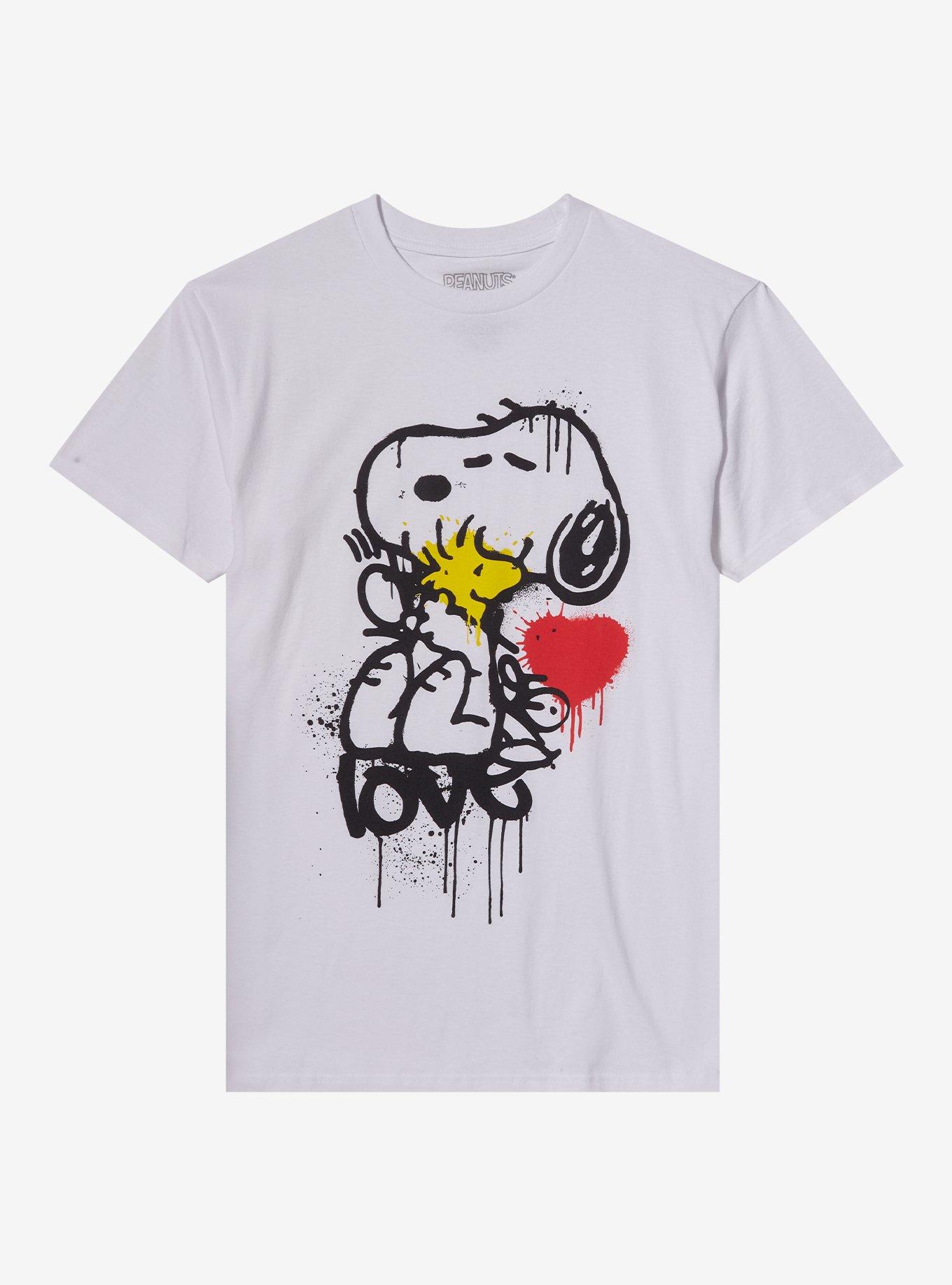 Peanuts Snoopy Woodstock Airbrush Art T-Shirt, , hi-res