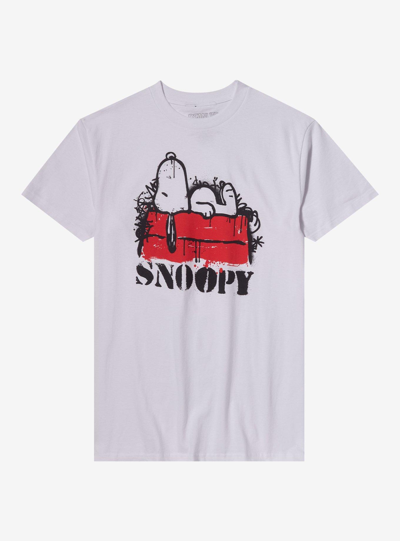 Peanuts Snoopy Doghouse Airbrush Art T-Shirt