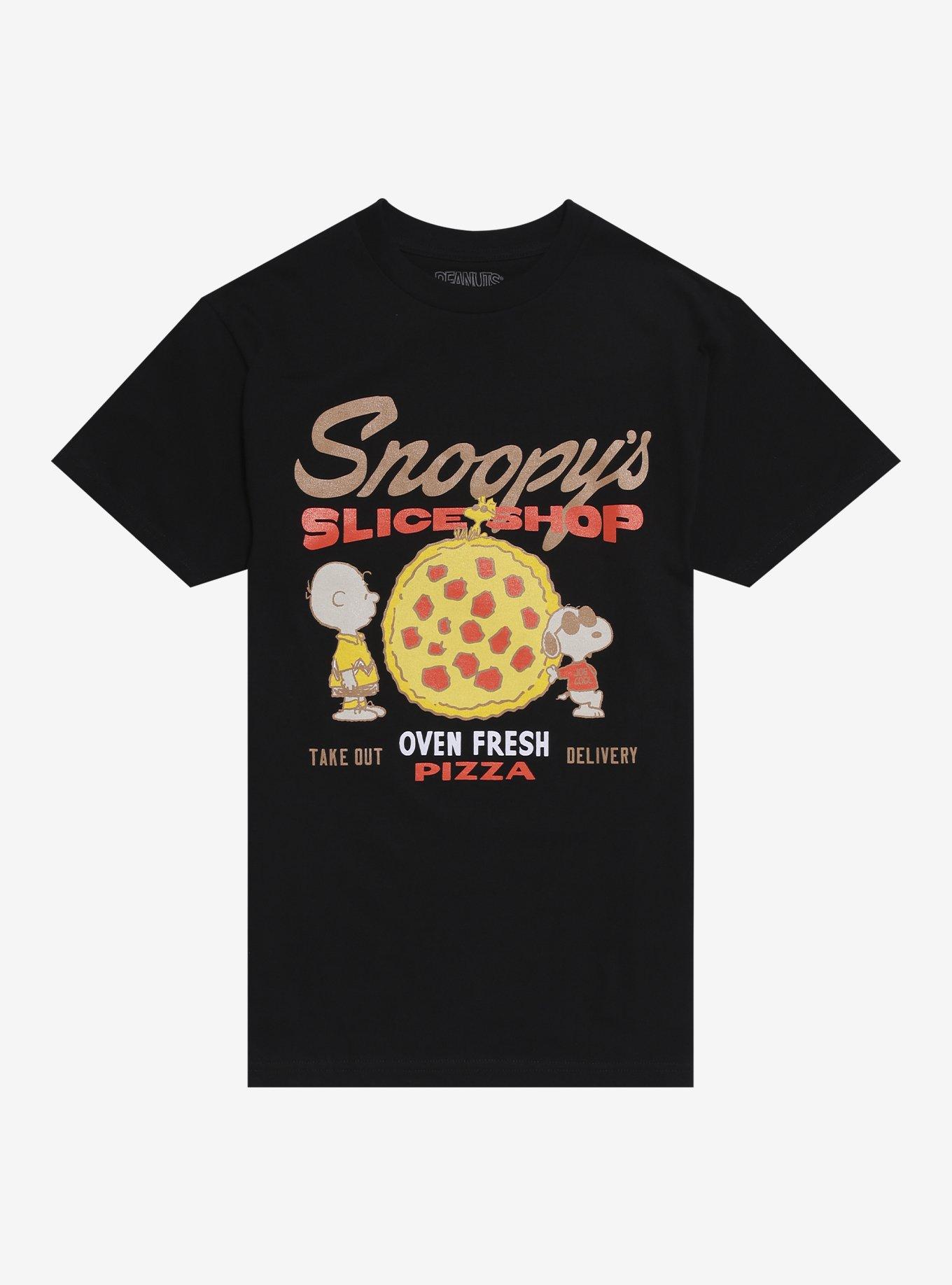 Peanuts Snoopy Pizza T-Shirt, , hi-res