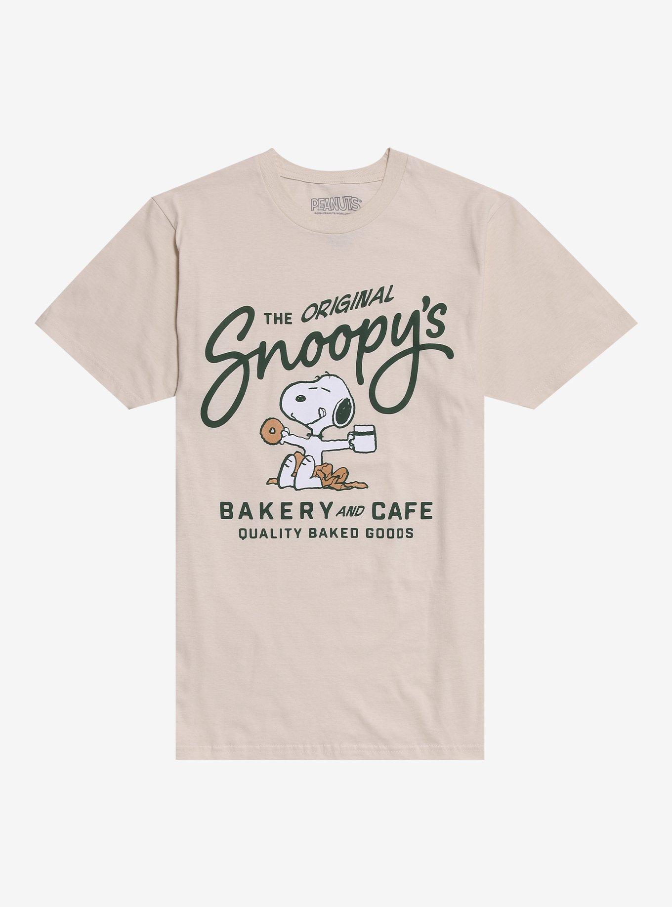 Peanuts Snoopy Bakery And Cafe T-Shirt, , hi-res