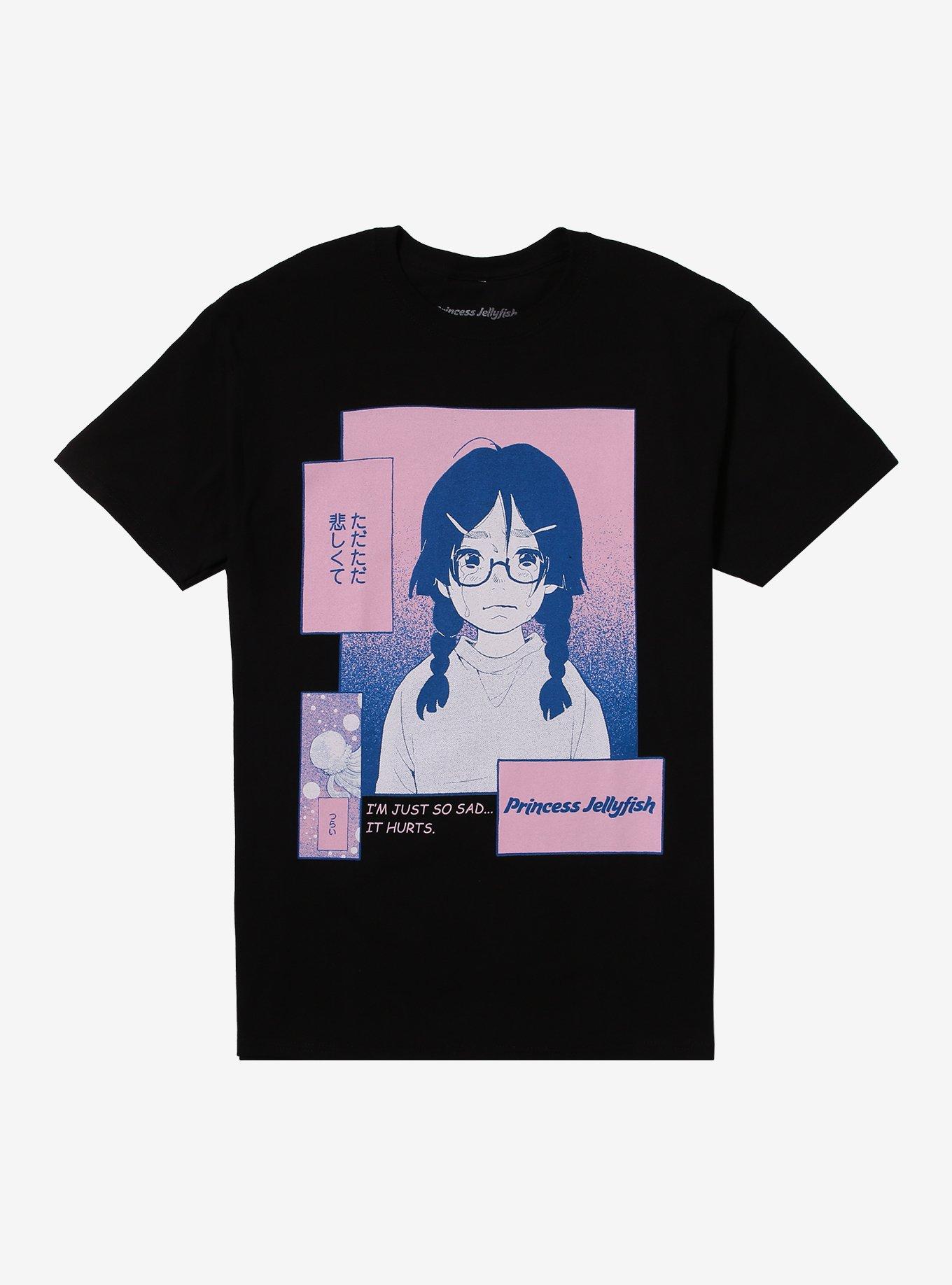 Princess Jellyfish Manga Panels T-Shirt, , hi-res