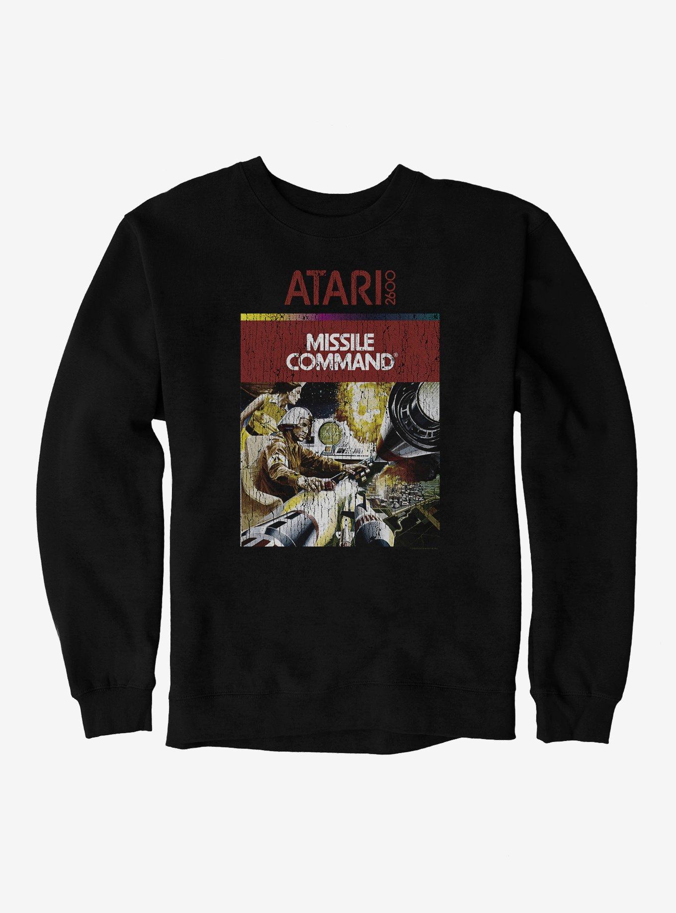 Atari Missile Command Vintage Box Art Sweatshirt