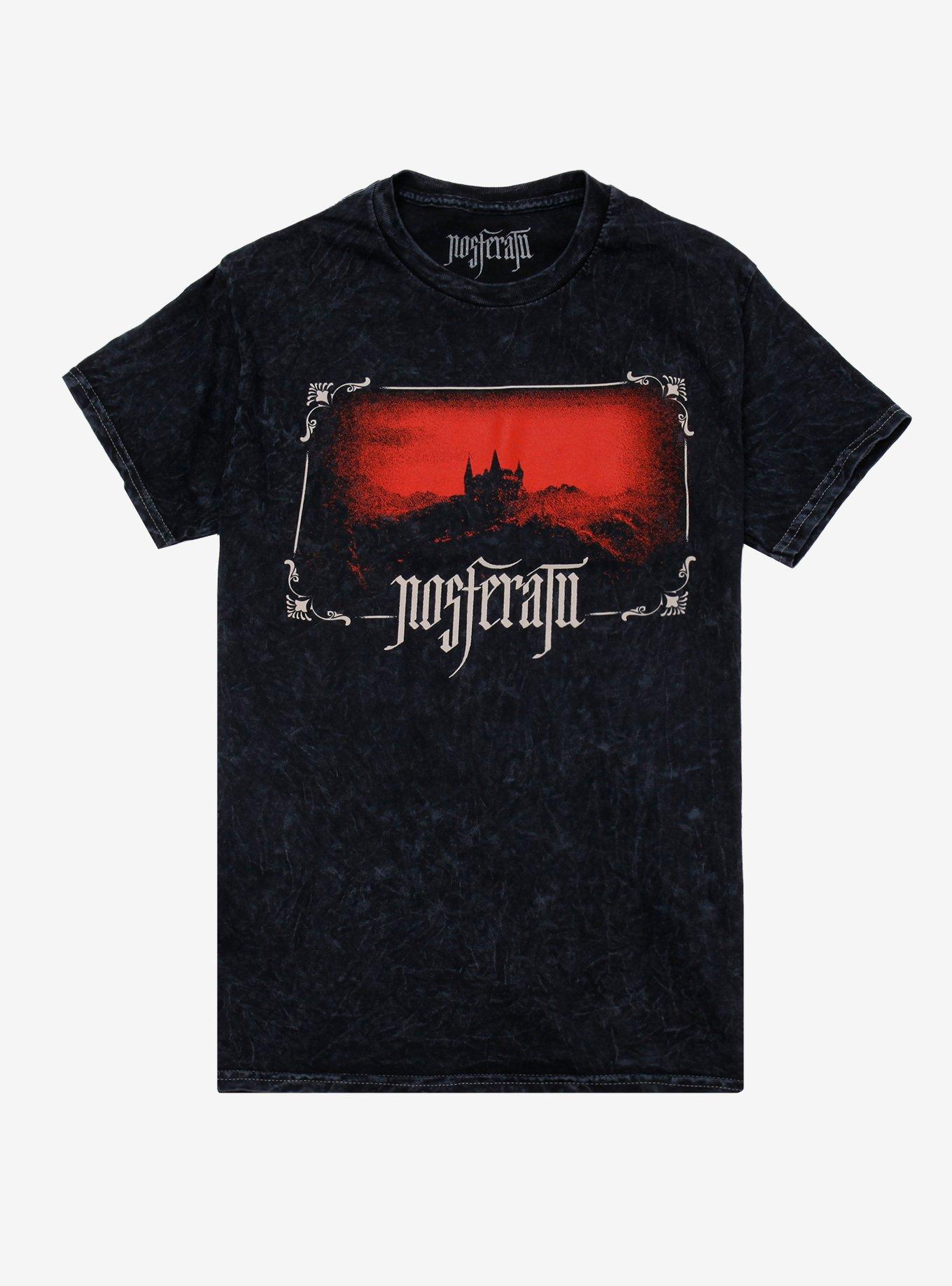 Nosferatu Castle Mineral Wash T-Shirt, , hi-res